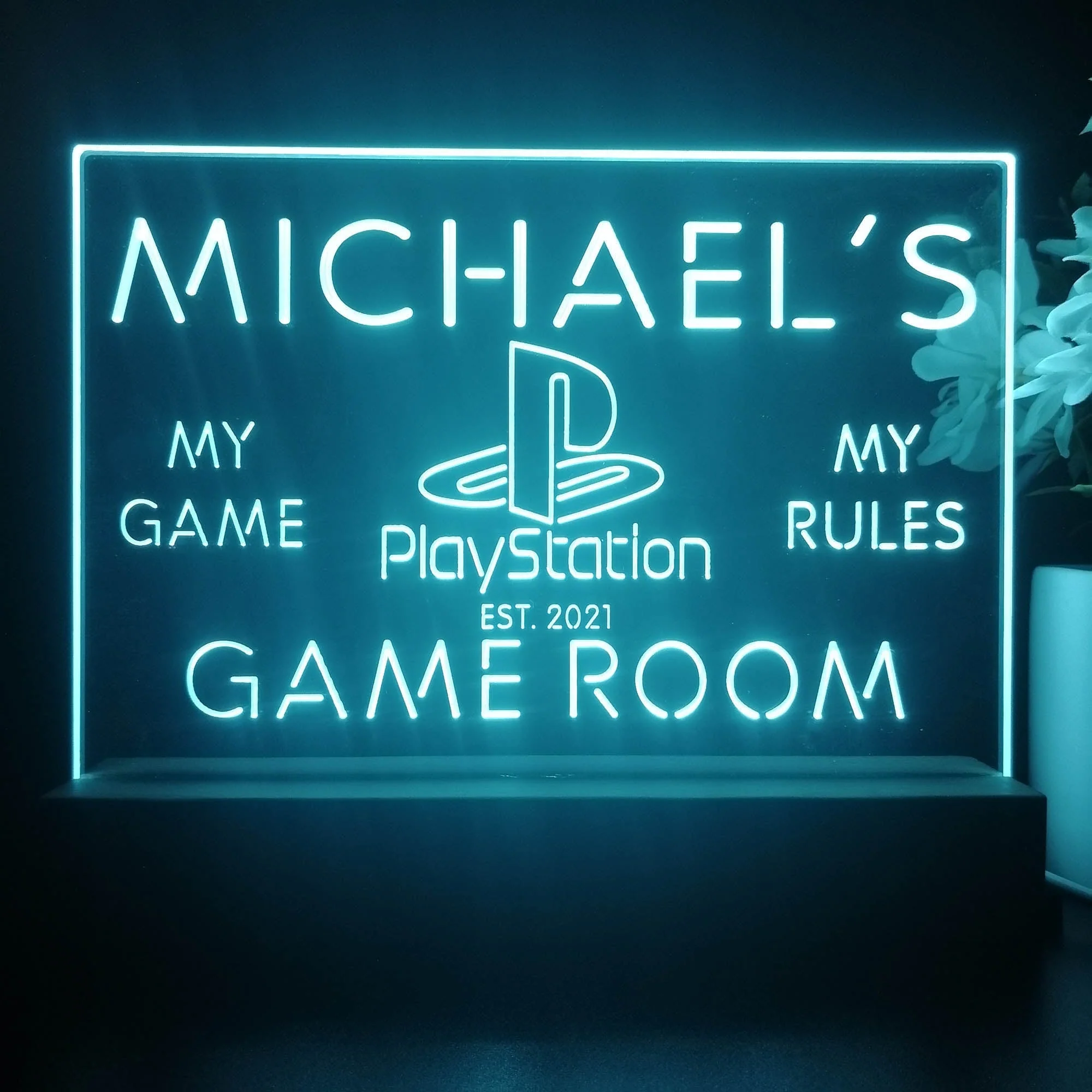 Personalized Playstation Souvenir Neon LED Night Light Sign - Image 3