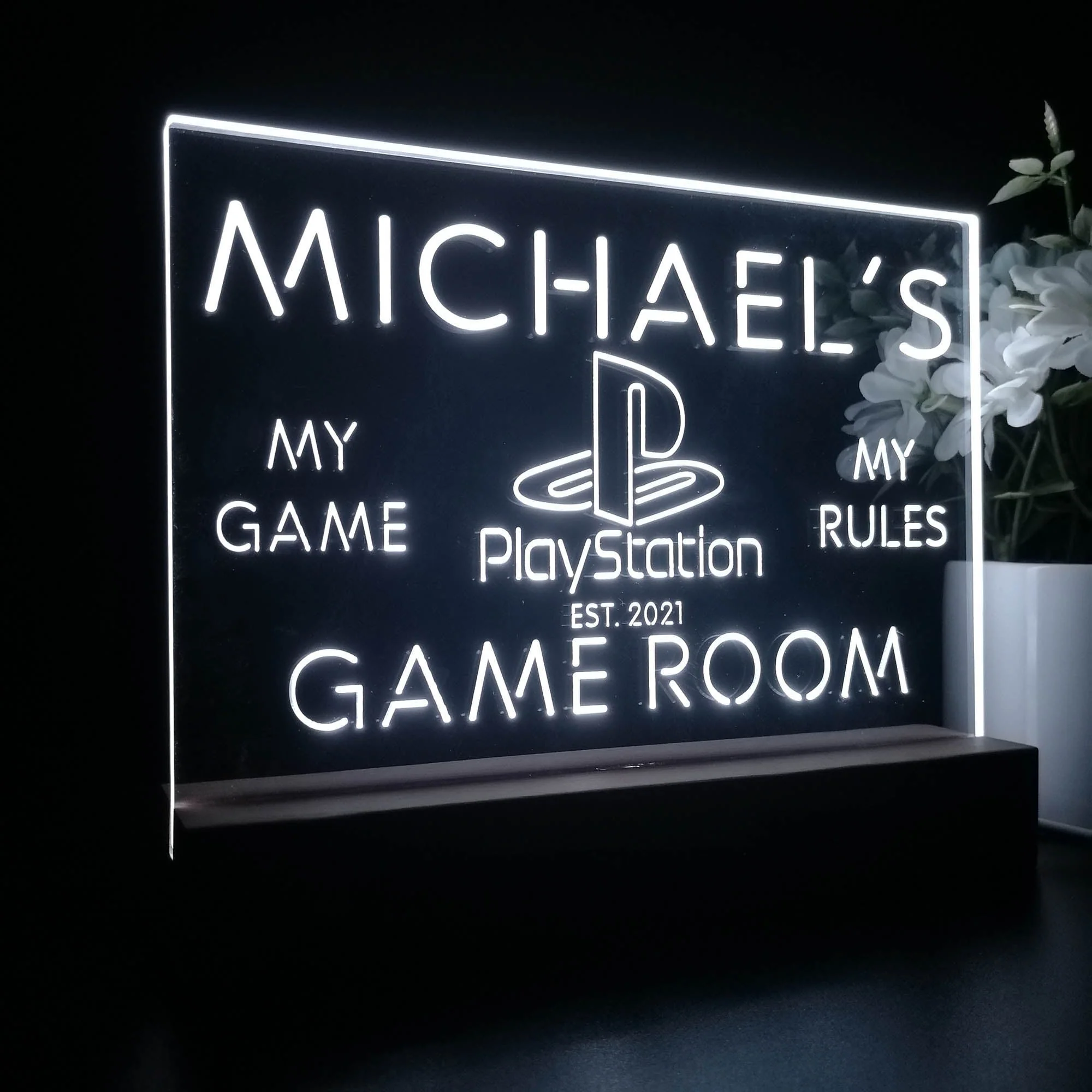 Personalized Playstation Souvenir Neon LED Night Light Sign - Image 7