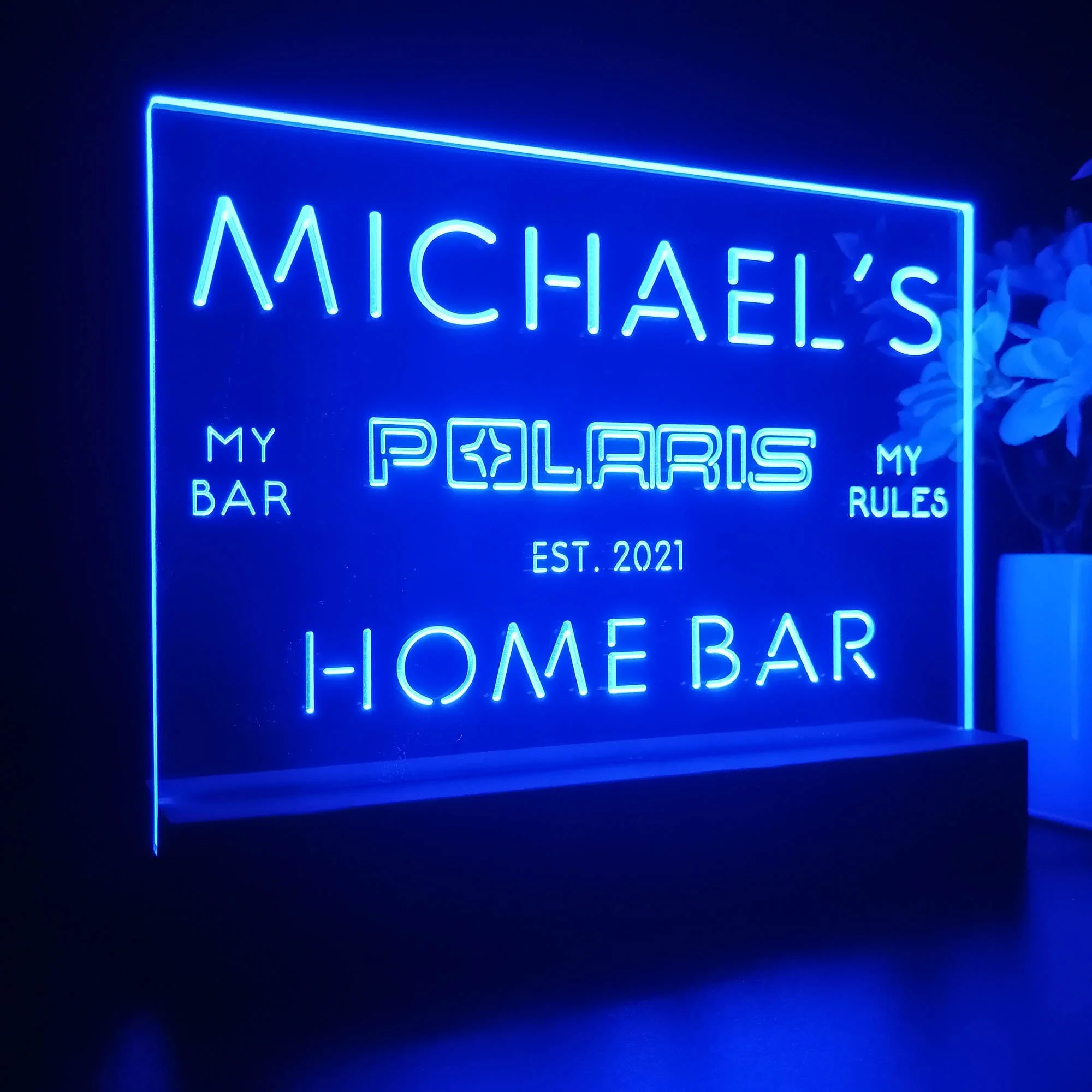 Personalized Polaris Souvenir Neon LED Night Light Sign - Image 6