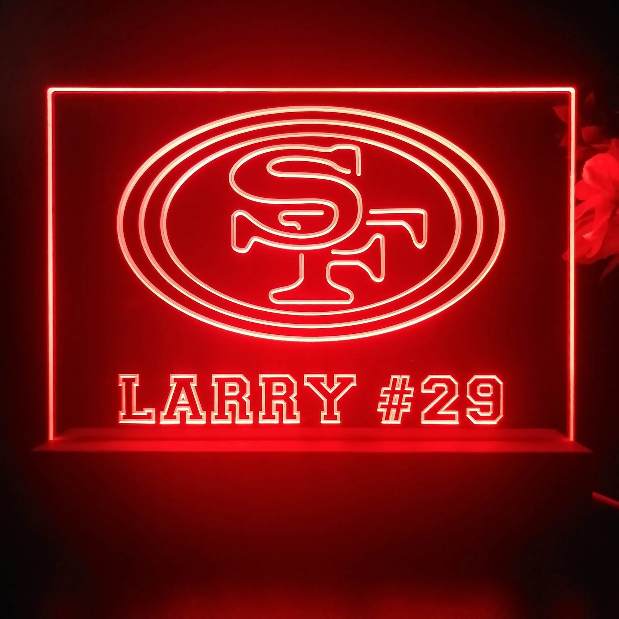 Personalized San Francisco 49ers Souvenir Neon LED Night Light Sign - Image 4