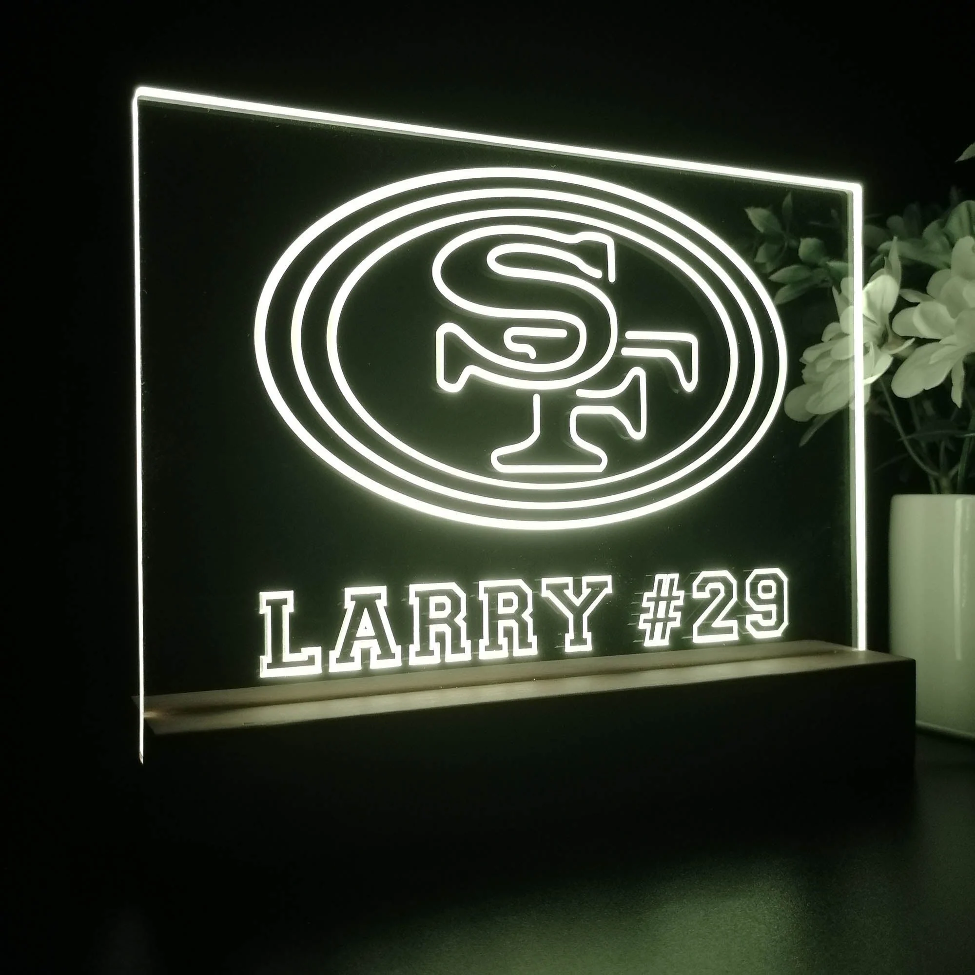 Personalized San Francisco 49ers Souvenir Neon LED Night Light Sign - Image 5