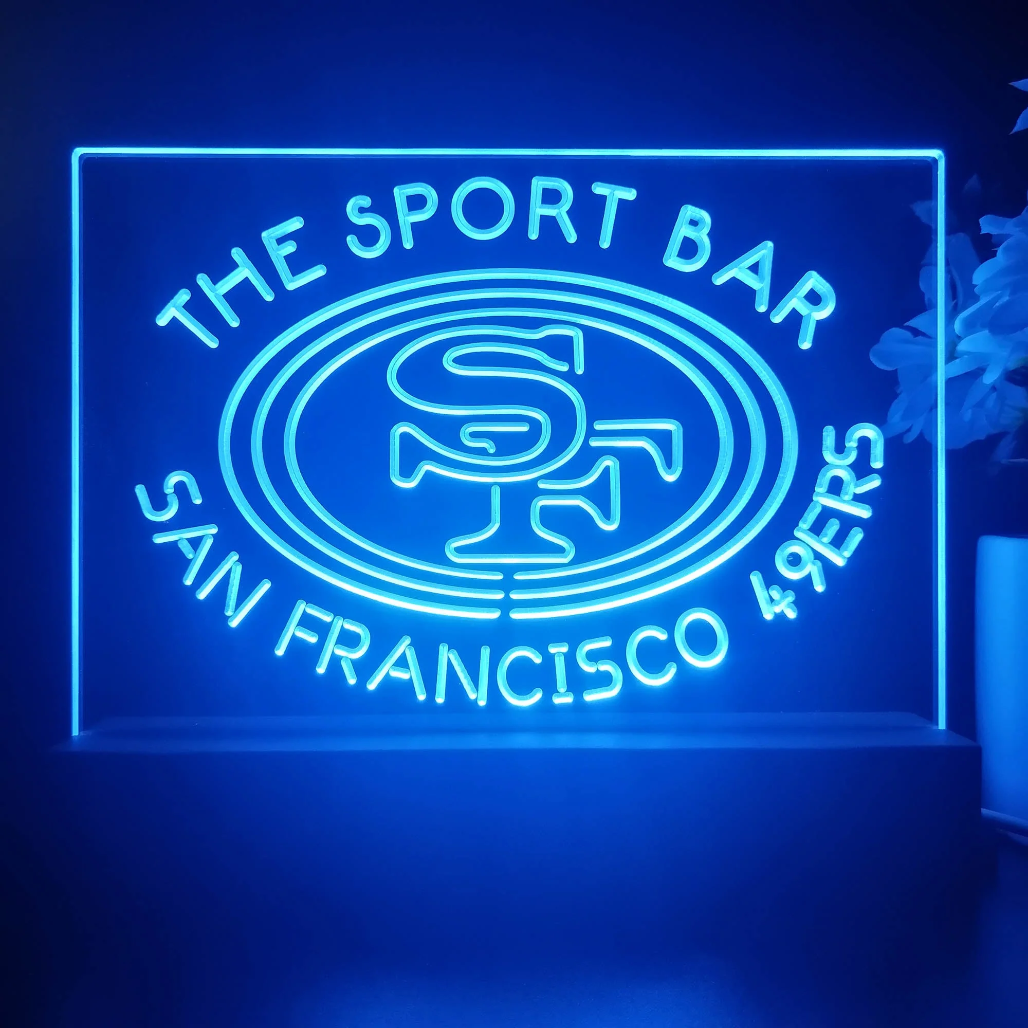 Personalized San Francisco 49ers Souvenir Neon LED Night Light Sign - Image 3
