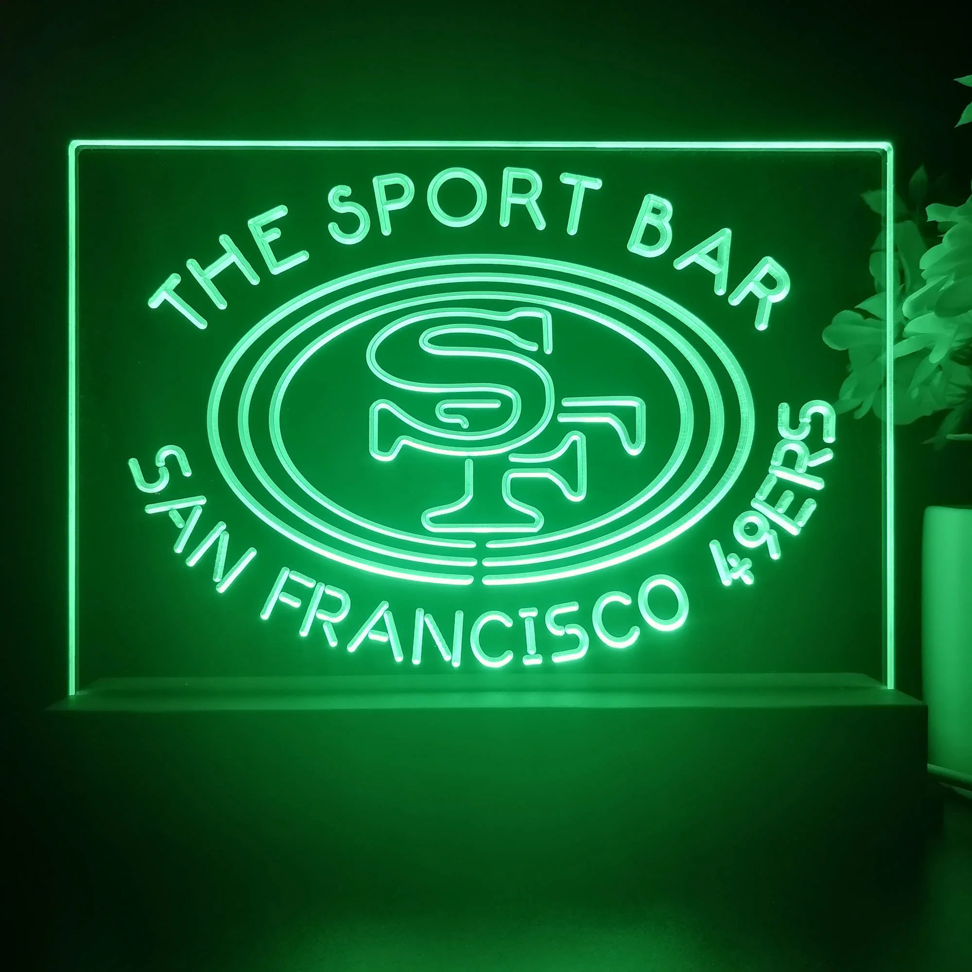 Personalized San Francisco 49ers Souvenir Neon LED Night Light Sign - Image 4