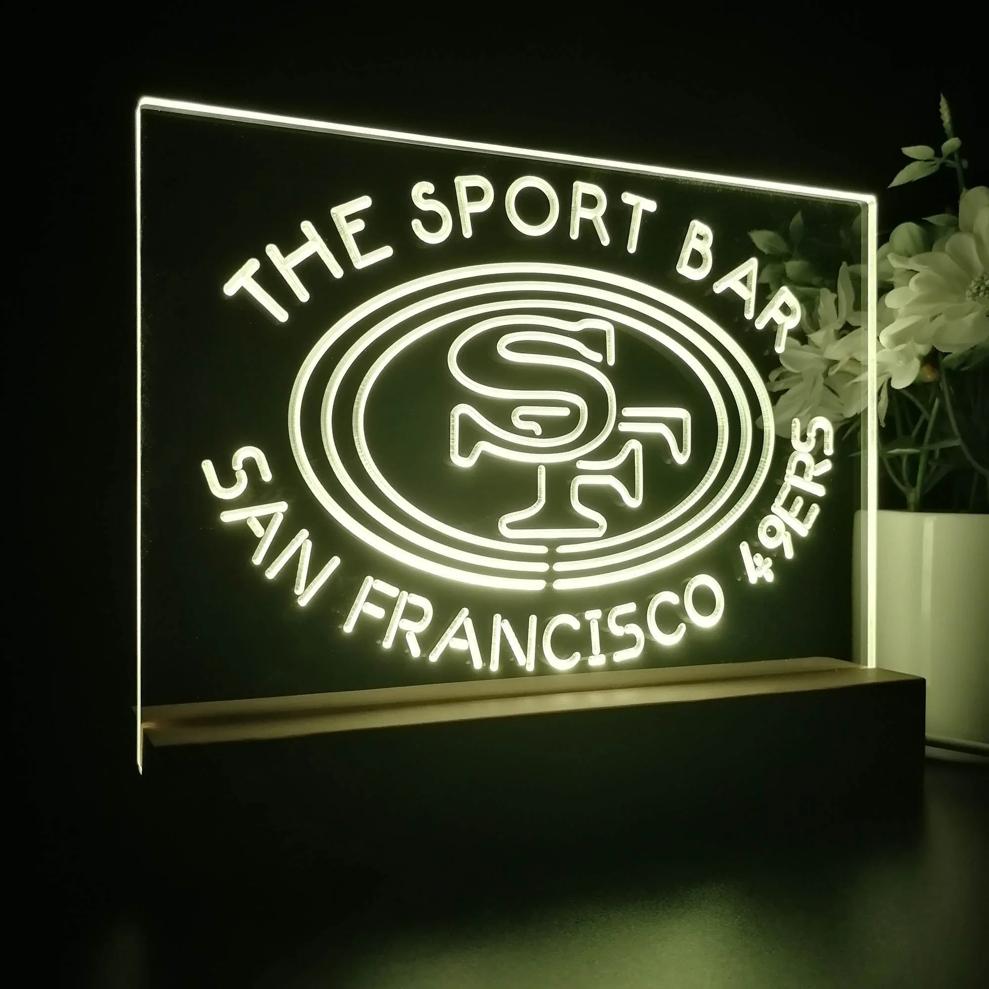 Personalized San Francisco 49ers Souvenir Neon LED Night Light Sign - Image 5