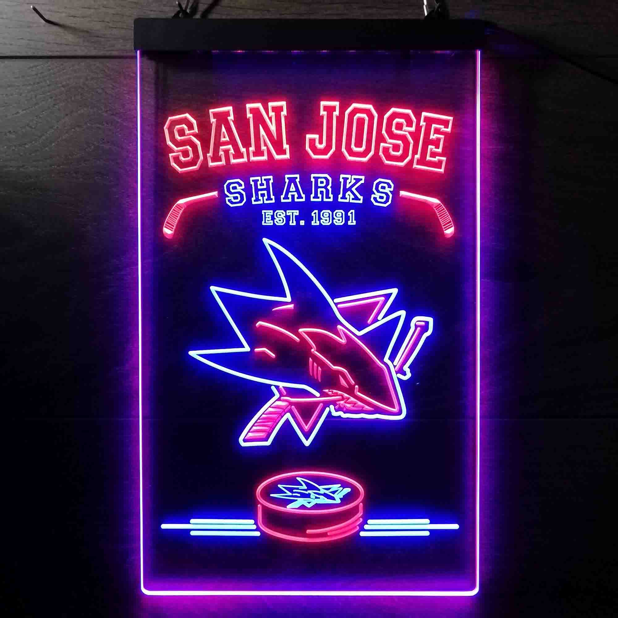 San Jose Sharks Neon LED Sign - Image 13