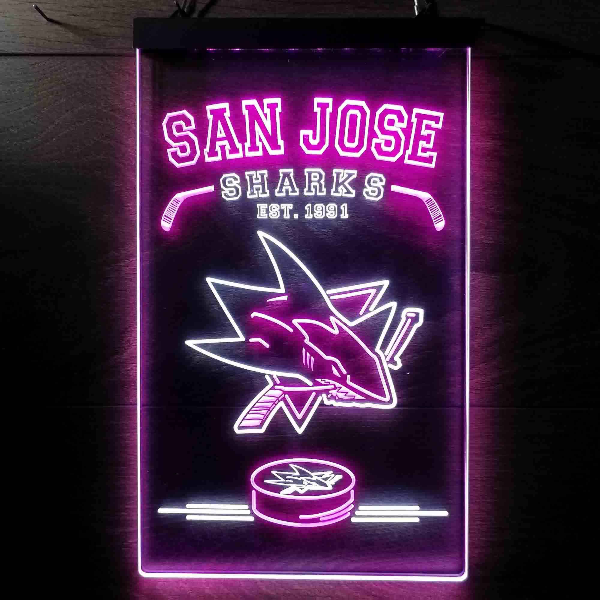 San Jose Sharks Neon LED Sign - Image 4