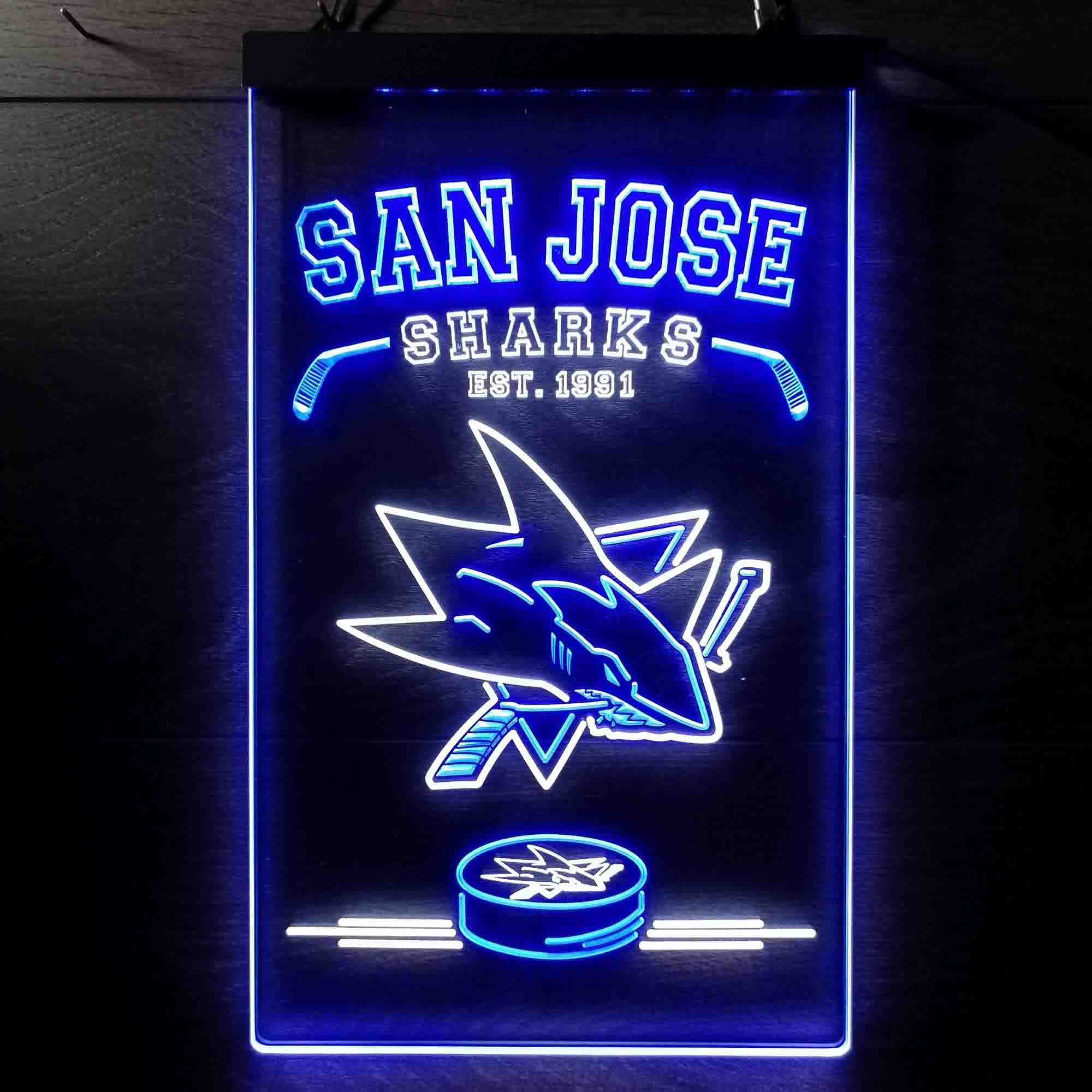 San Jose Sharks Neon LED Sign - Image 5