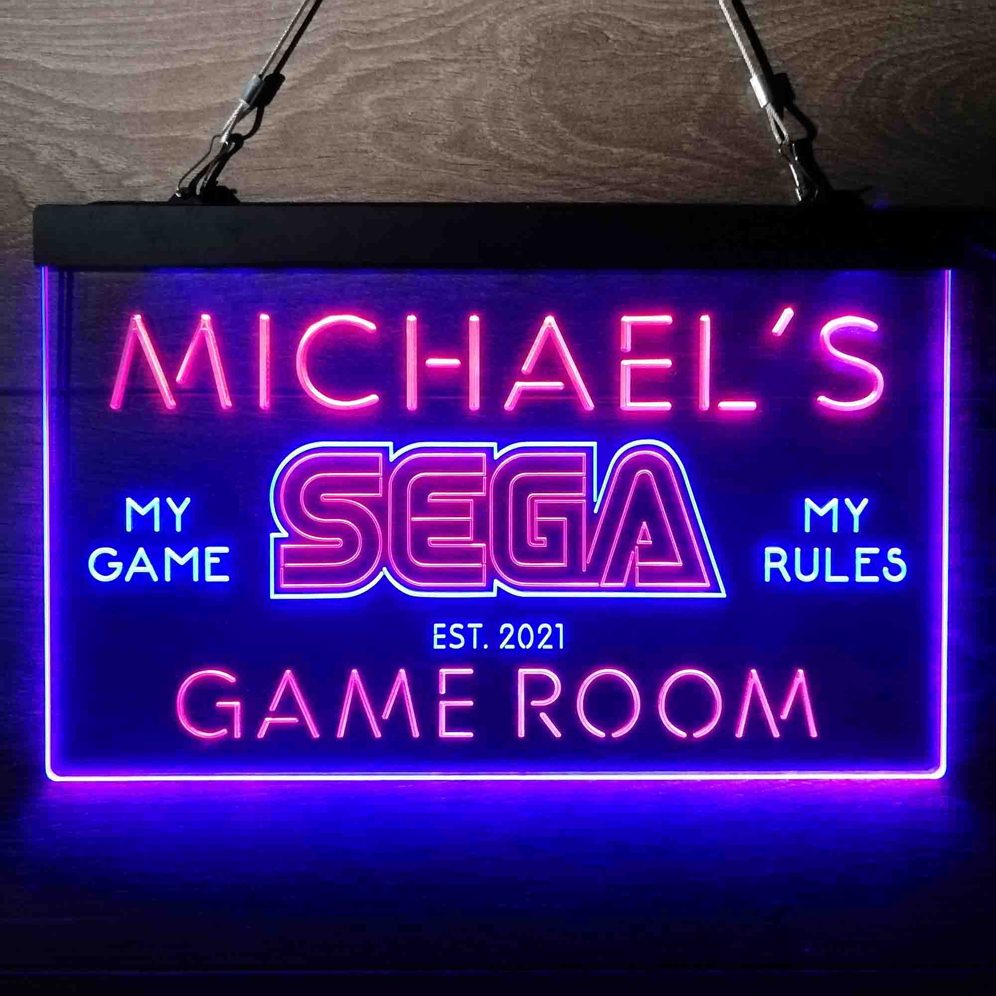 Custom Sega My Game Room Neon-Like LED Sign - Father's Day Gift - Image 12