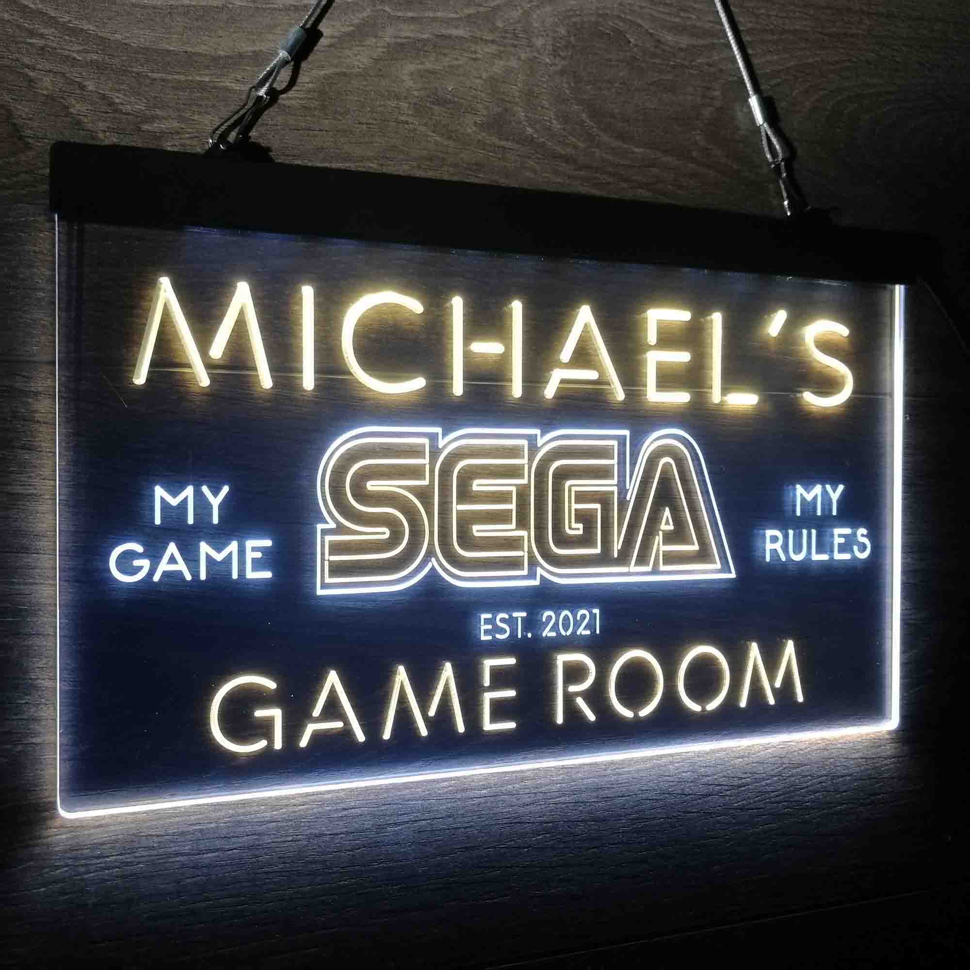 Custom Sega My Game Room Neon-Like LED Sign - Father's Day Gift - Image 14