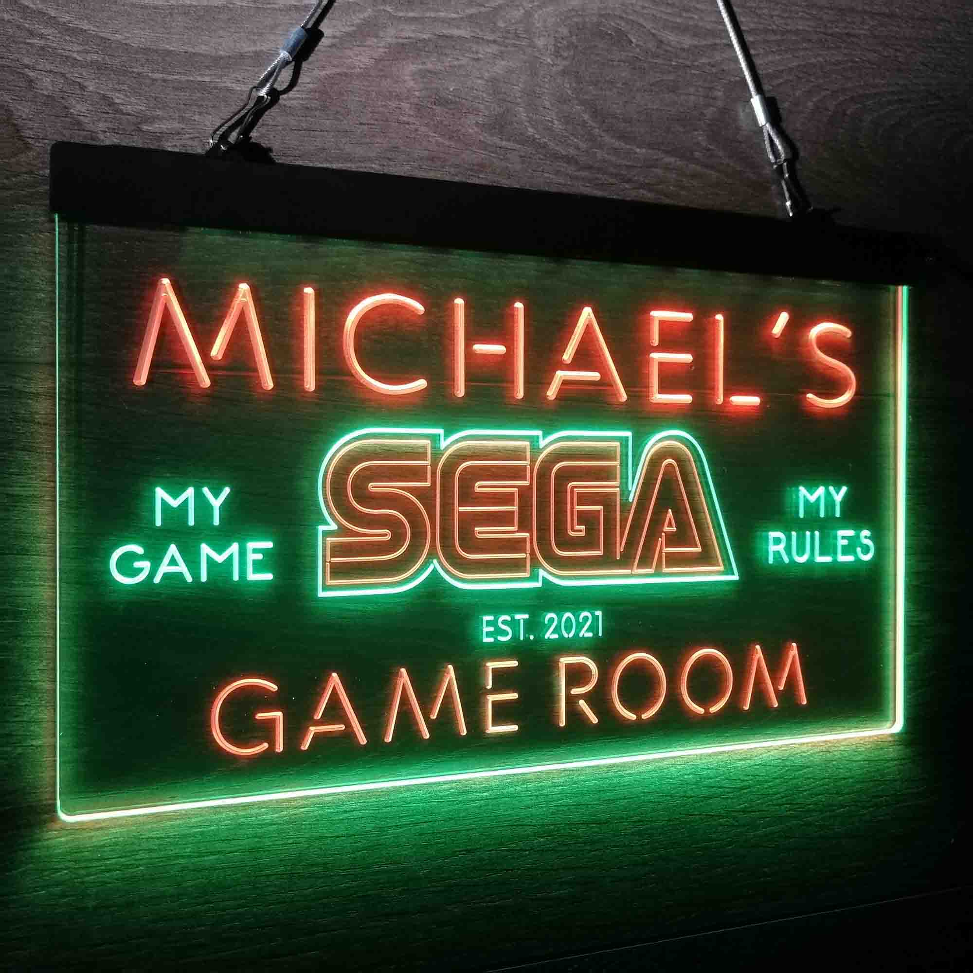 Custom Sega My Game Room Neon-Like LED Sign - Father's Day Gift - Image 16