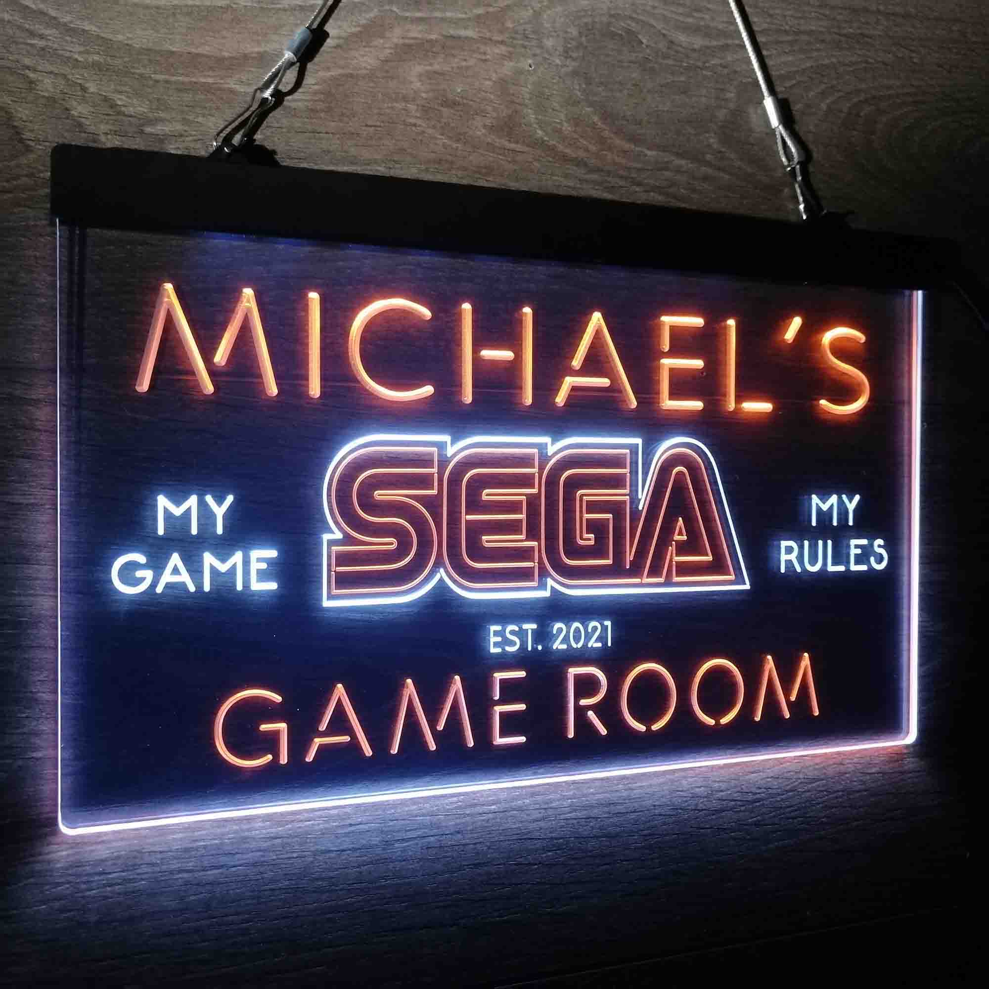 Custom Sega My Game Room Neon-Like LED Sign - Father's Day Gift - Image 19