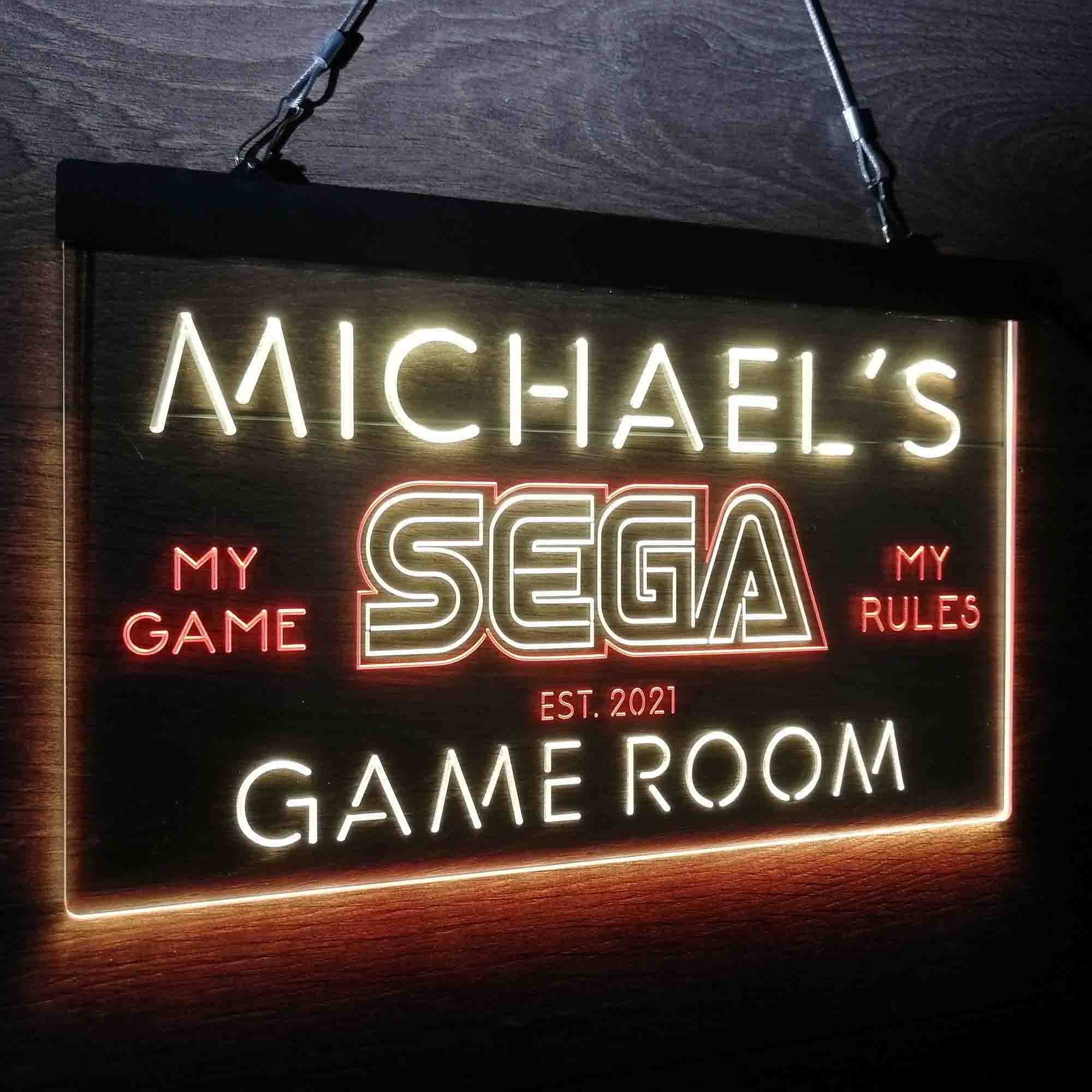 Custom Sega My Game Room Neon-Like LED Sign - Father's Day Gift - Image 21