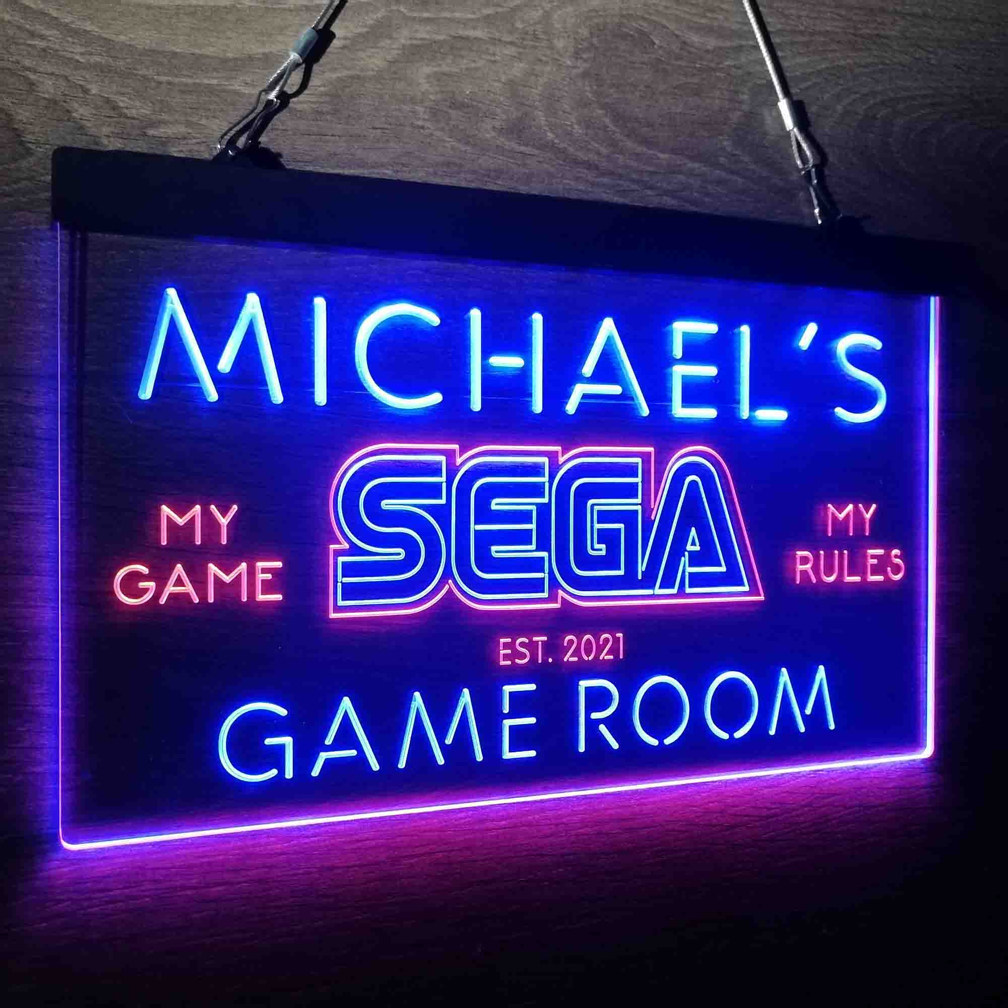 Custom Sega My Game Room Neon-Like LED Sign - Father's Day Gift - Image 23