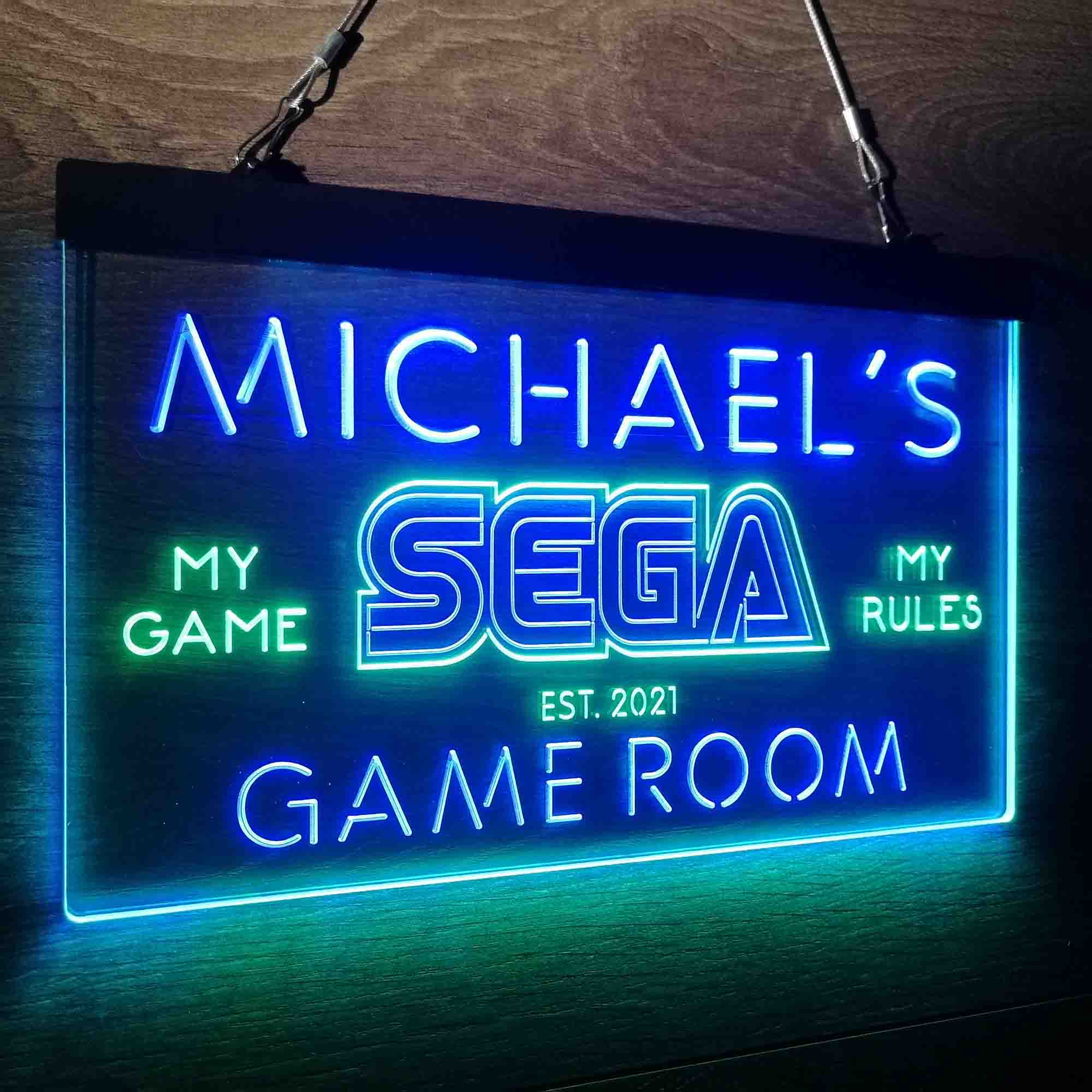 Custom Sega My Game Room Neon-Like LED Sign - Father's Day Gift - Image 26