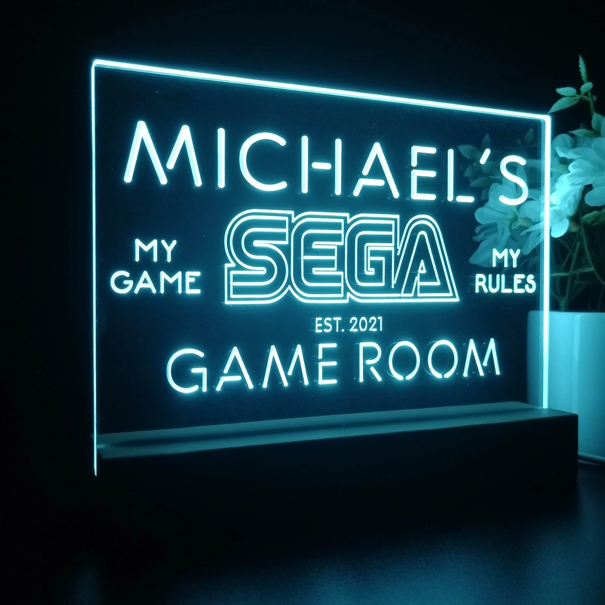 Personalized Sega Souvenir Neon LED Night Light Sign - Image 5
