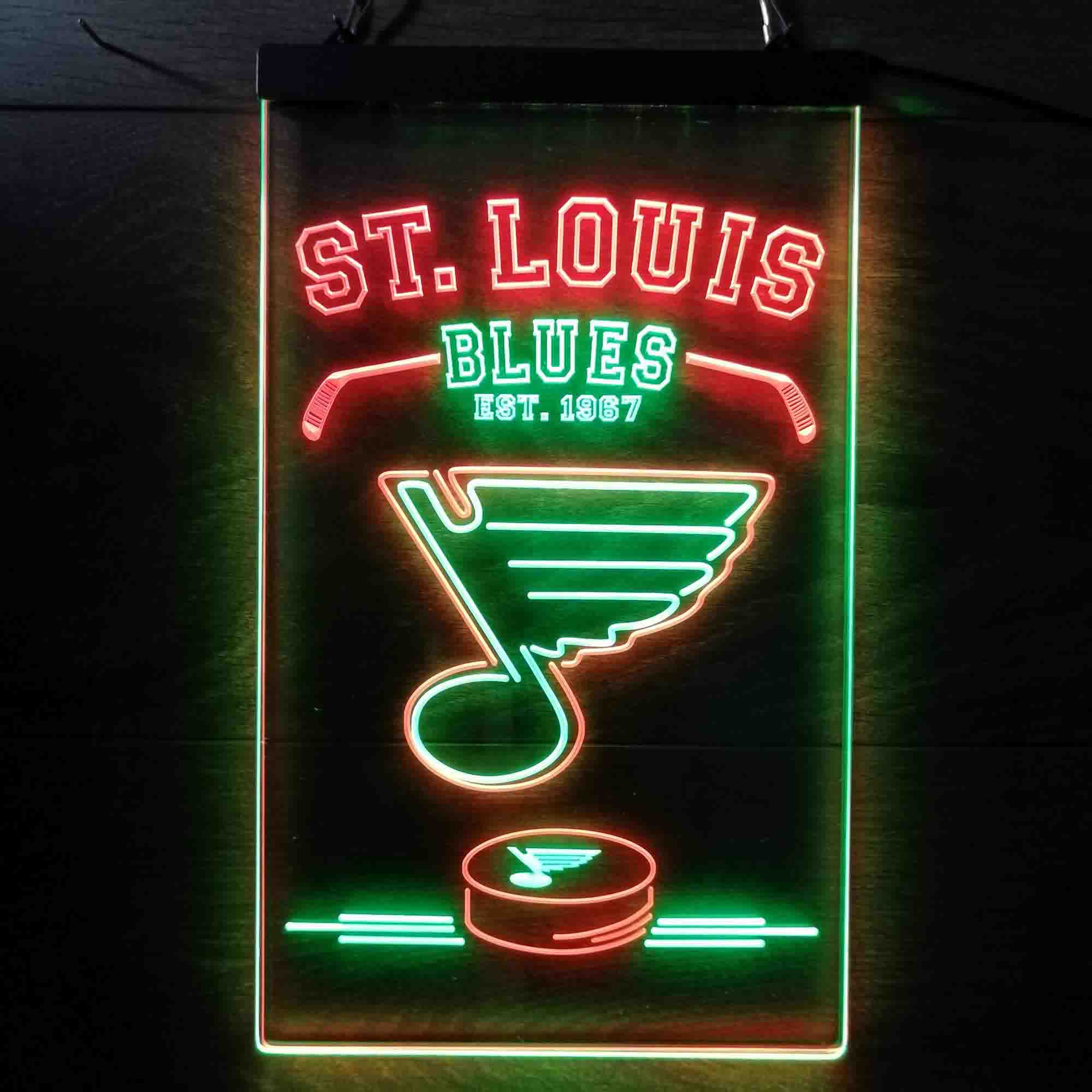 Custom St. Louis Blues Est. 1967 NHL Neon-Like LED Sign - Father's Day Gift - Image 10