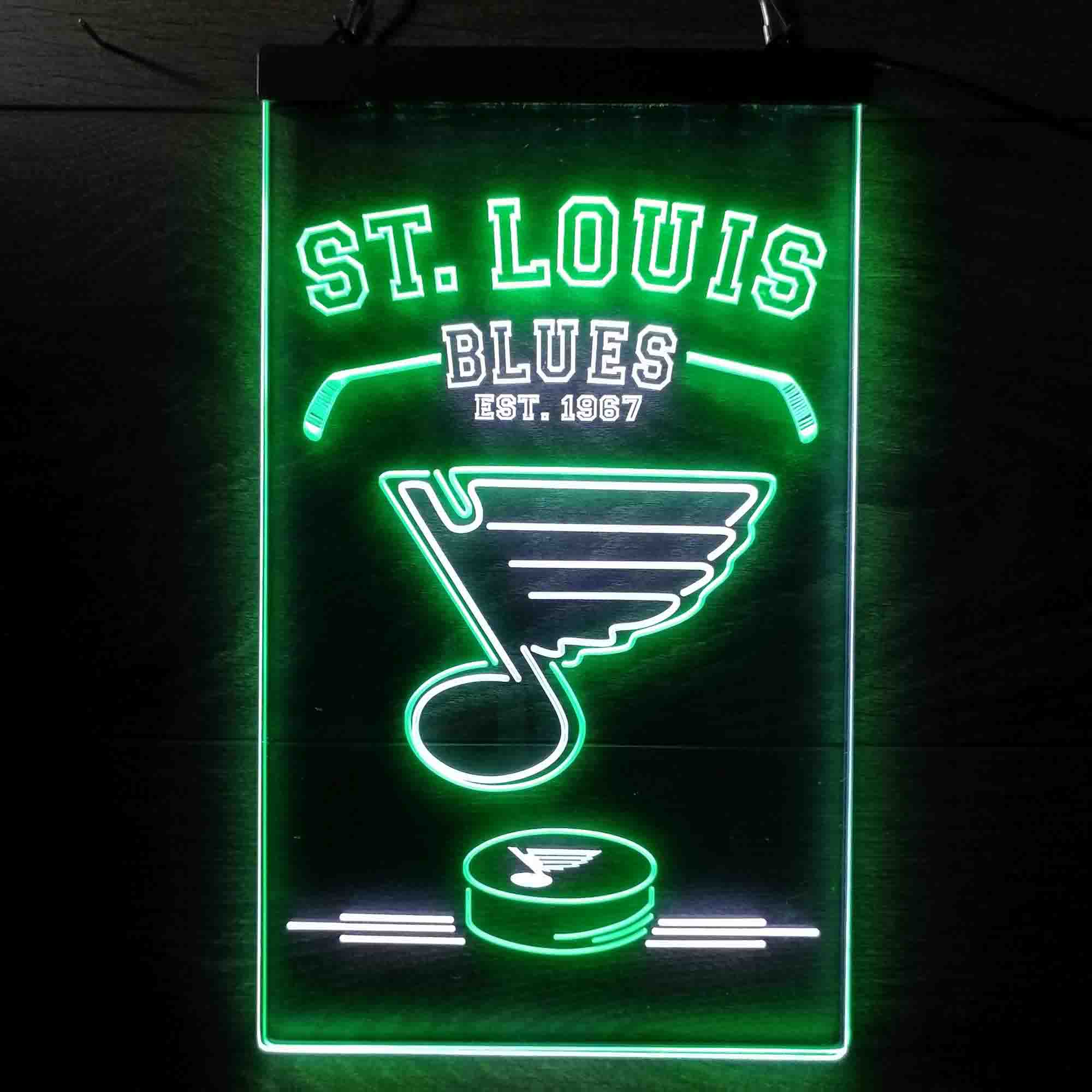 Custom St. Louis Blues Est. 1967 NHL Neon-Like LED Sign - Father's Day Gift - Image 5