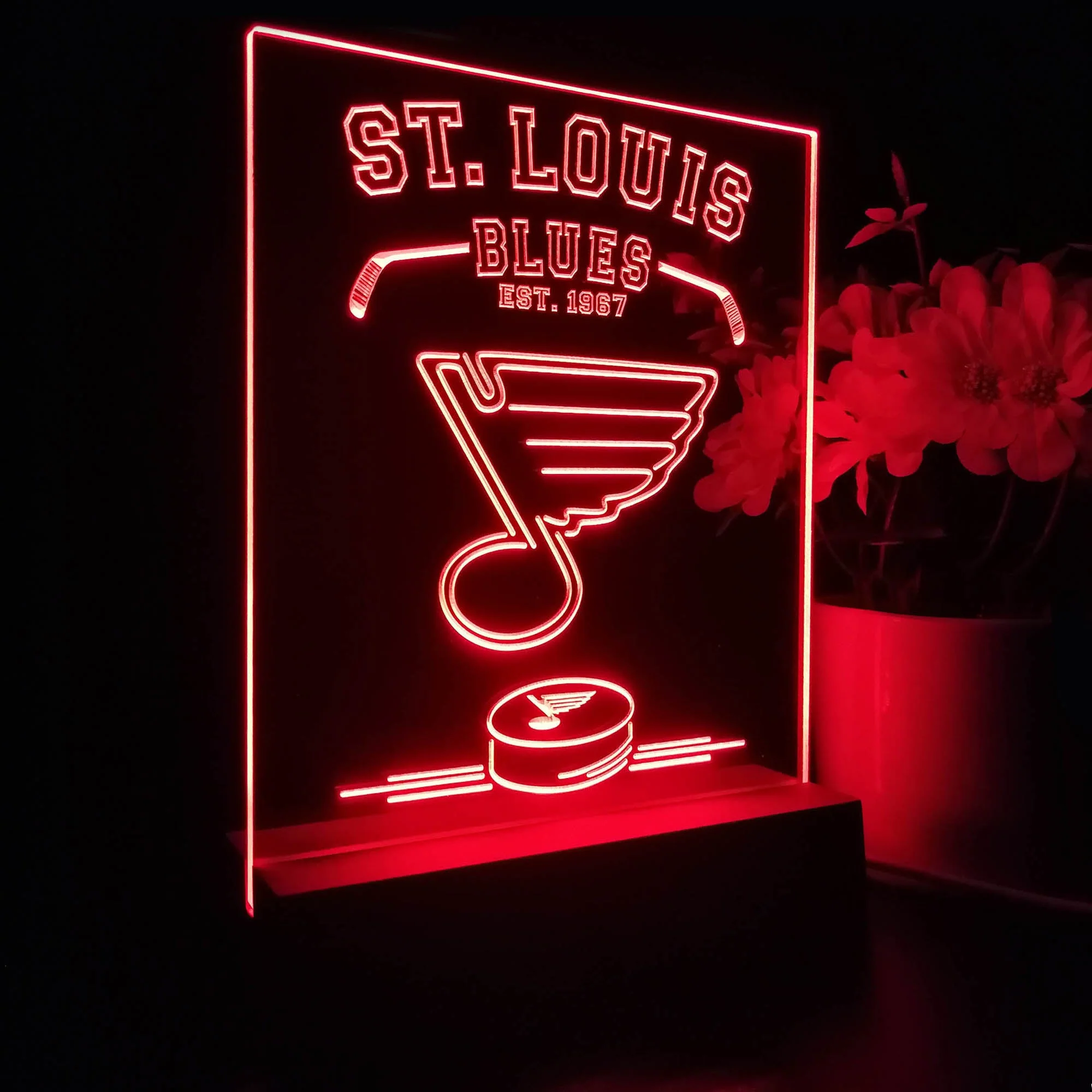 Personalized St. Louis Blues Souvenir Neon LED Night Light Sign - Image 5