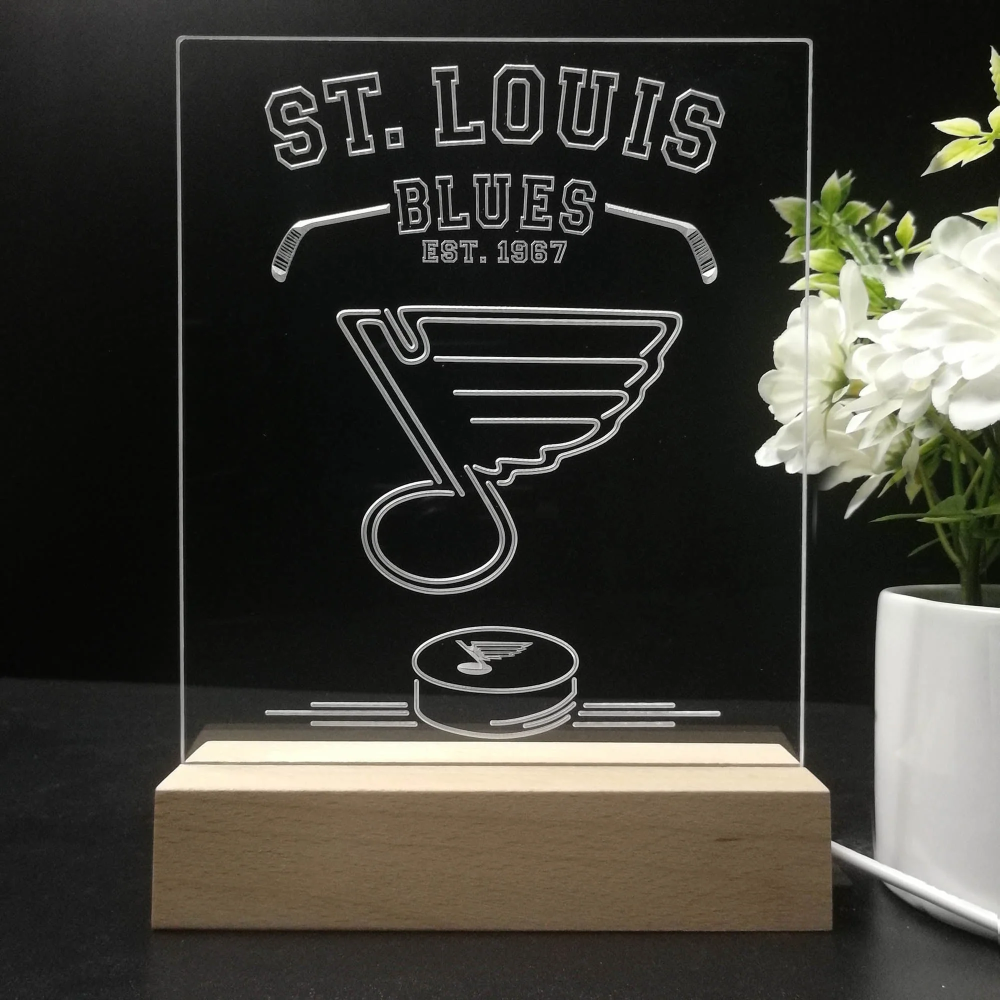 Personalized St. Louis Blues Souvenir Neon LED Night Light Sign - Image 8
