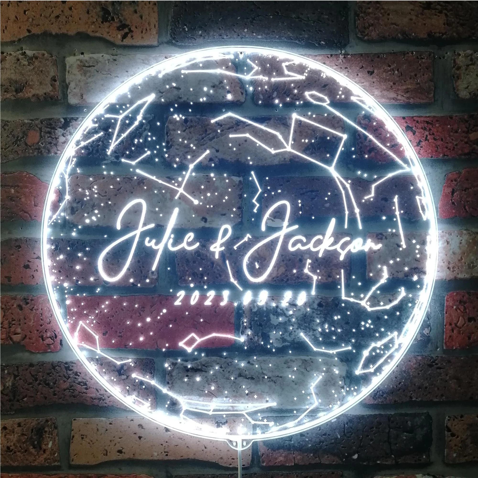 Custom Star Map By Date Romantic Gift RGB Edge Lit LED Sign - Image 5