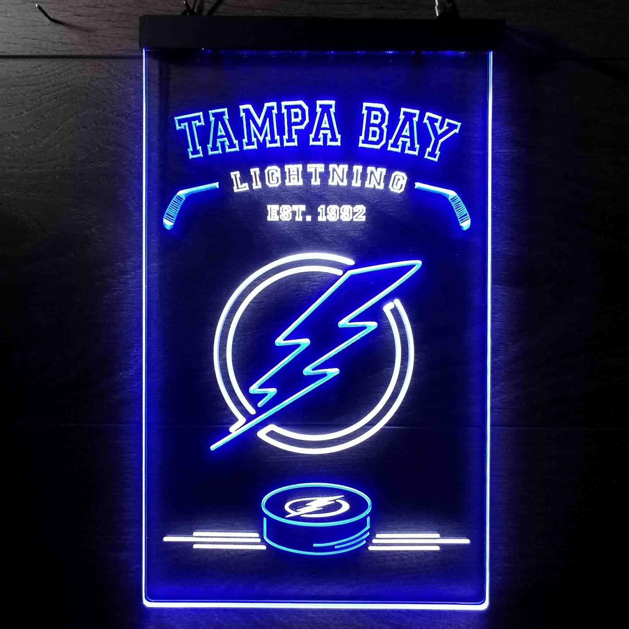 Custom Tampa Bay Lightning Neon-Like LED Sign - Image 3