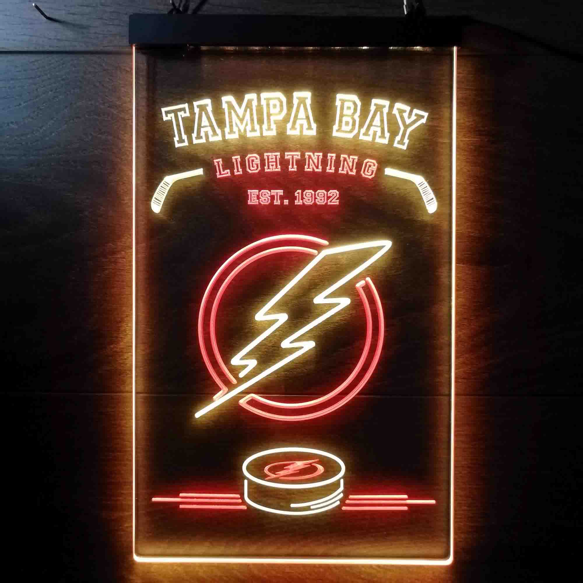 Custom Tampa Bay Lightning Neon-Like LED Sign - Image 4