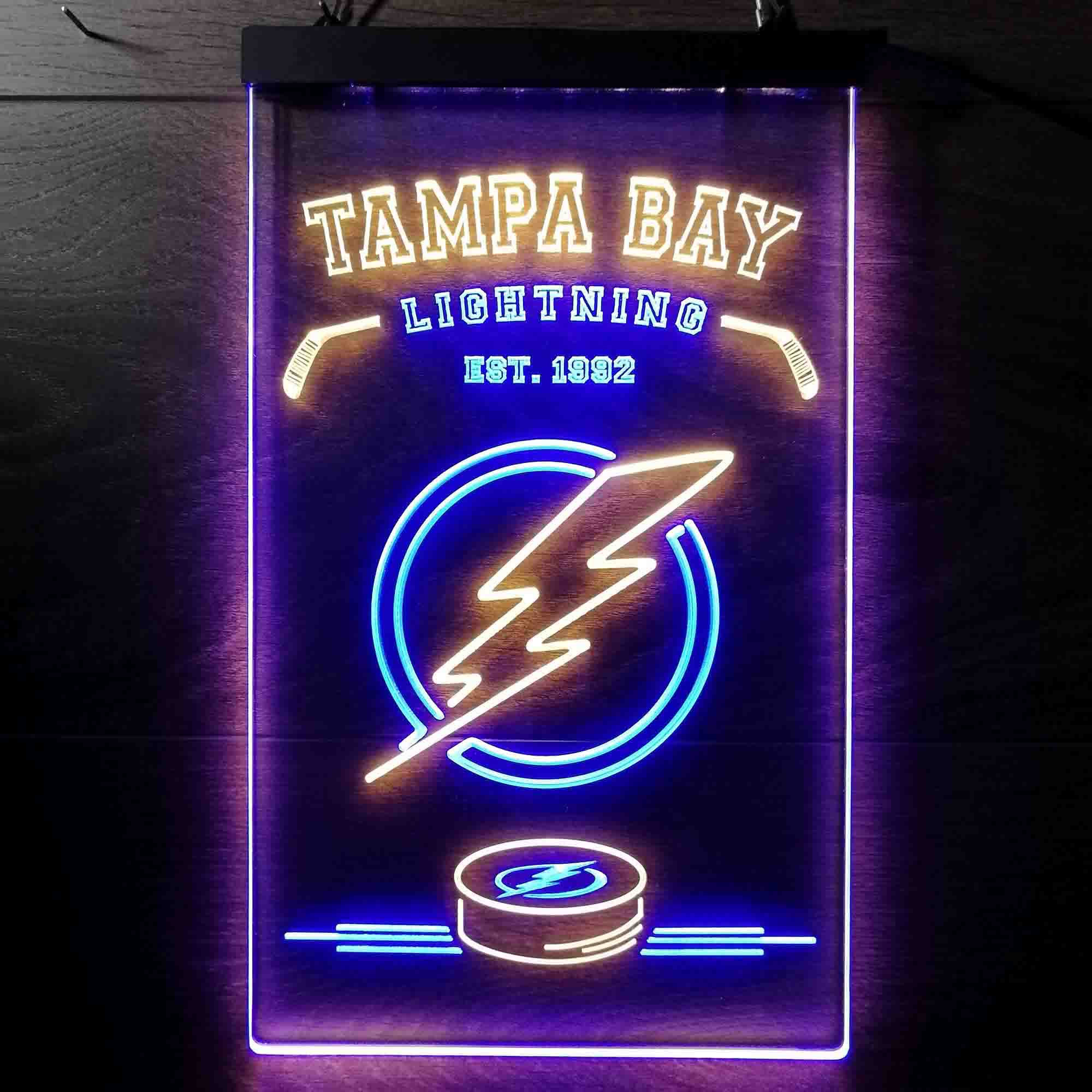 Custom Tampa Bay Lightning Neon-Like LED Sign - Image 7