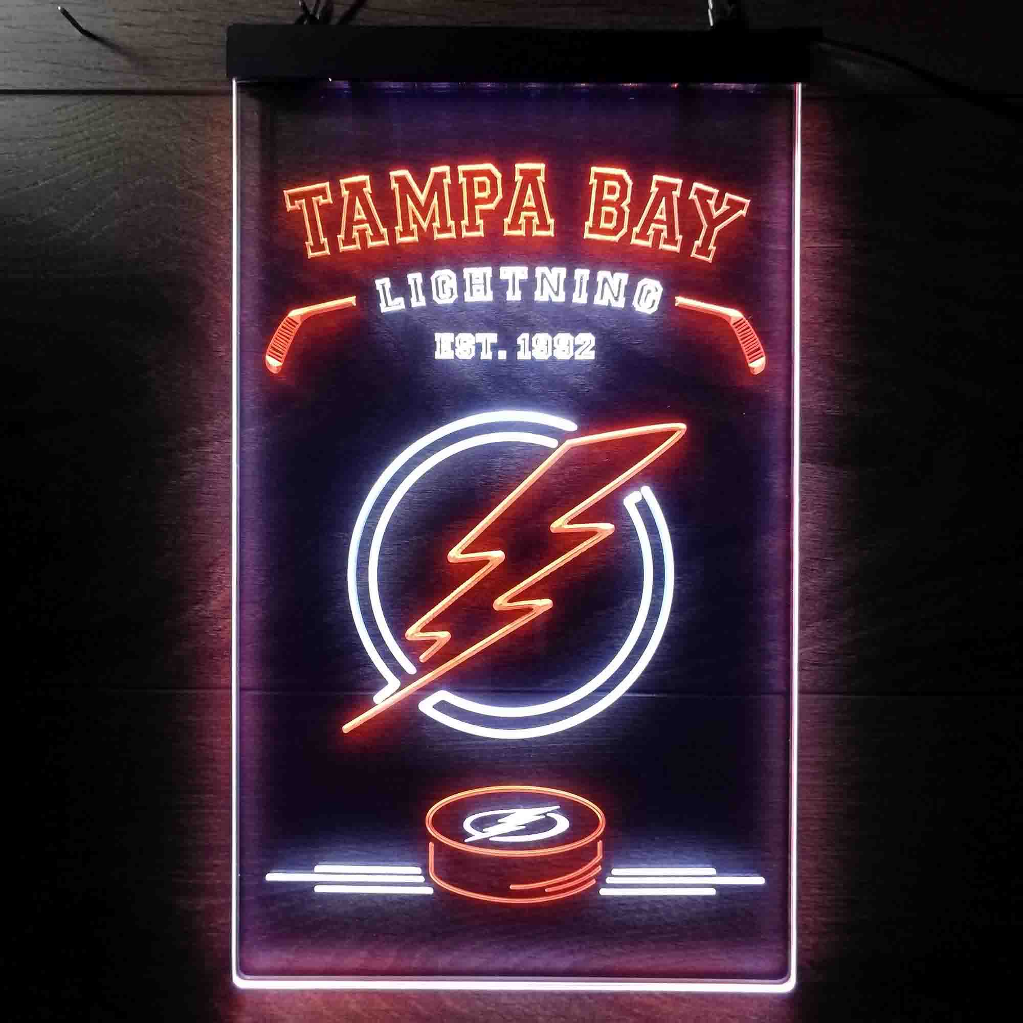 Custom Tampa Bay Lightning Neon-Like LED Sign - Image 8