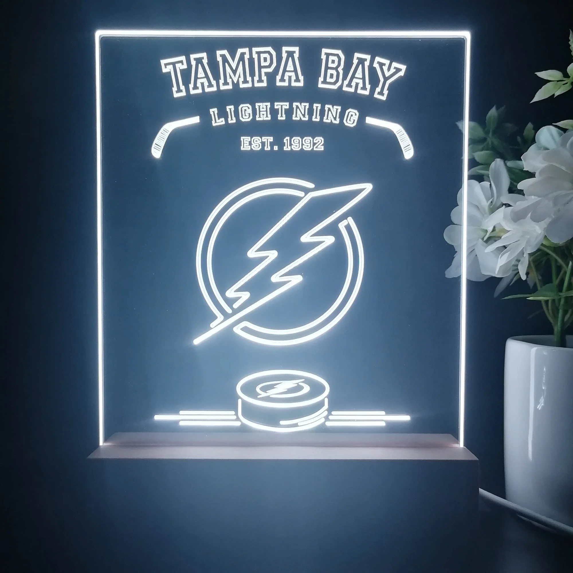 Personalized Tampa Bay Lightning Souvenir Neon LED Night Light Sign - Image 2