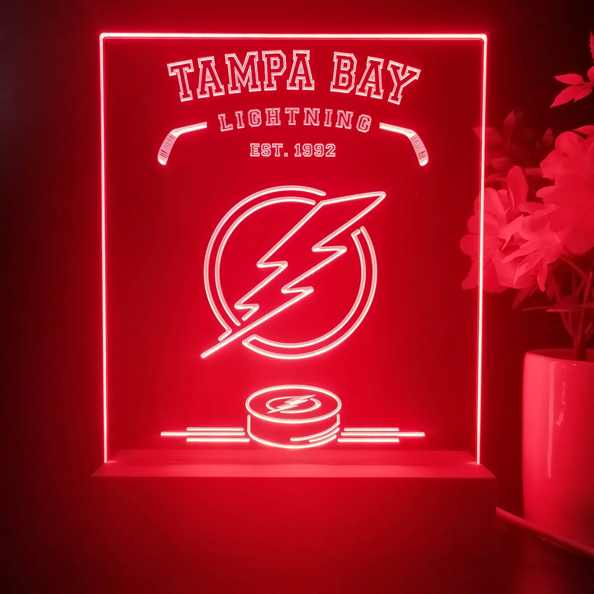 Personalized Tampa Bay Lightning Souvenir Neon LED Night Light Sign - Image 3