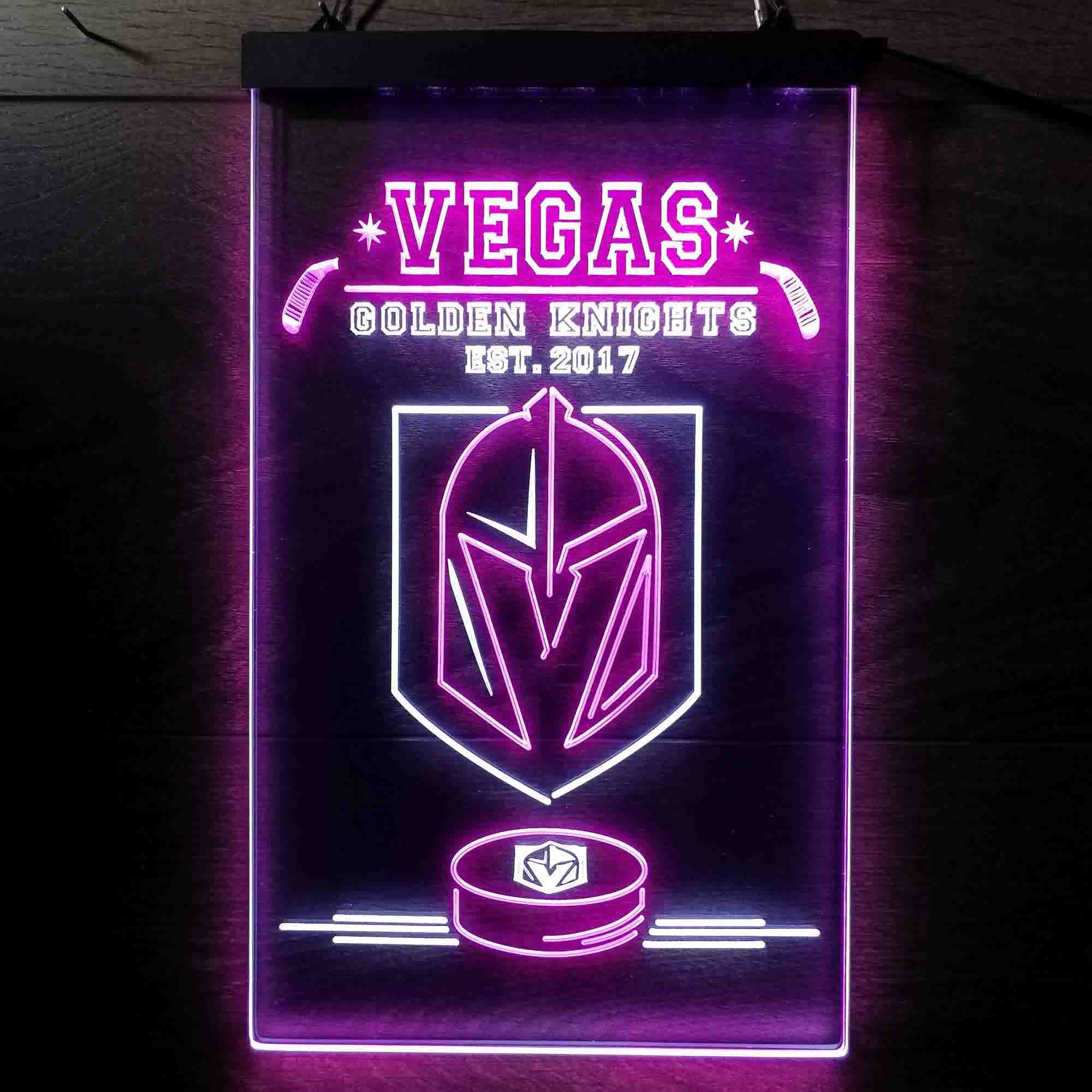 Custom Vegas Golden Knights Bar Neon LED Sign - Image 2