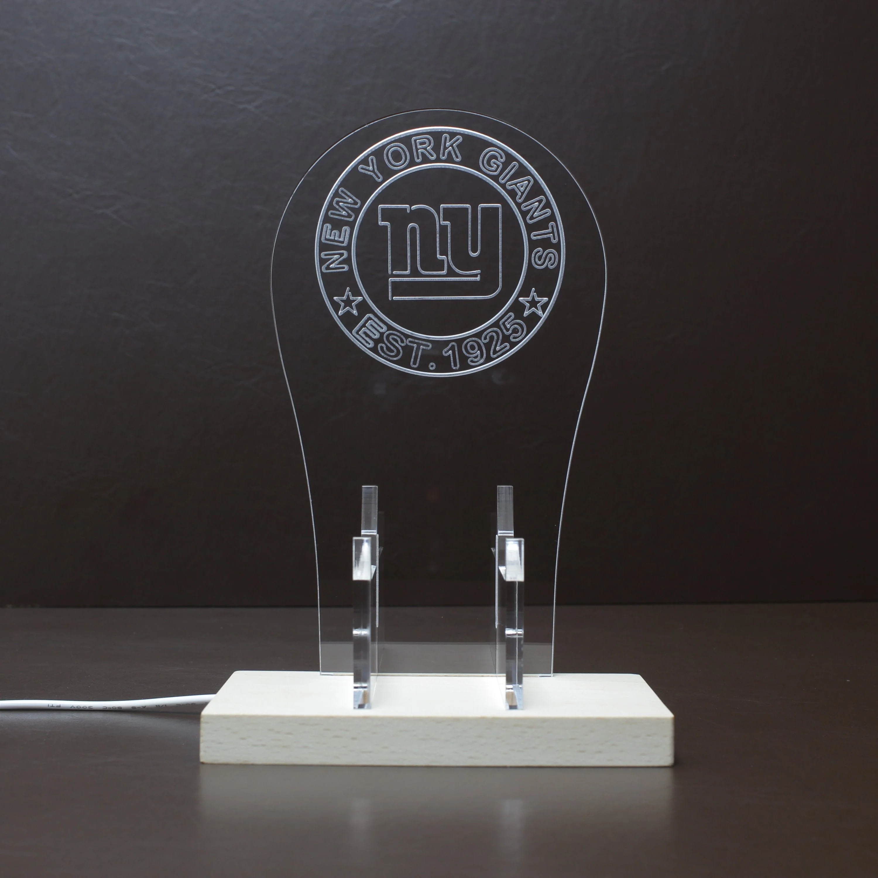New York Giants Est. 1925 RGB LED Gaming Headset Controller Stand - Image 8