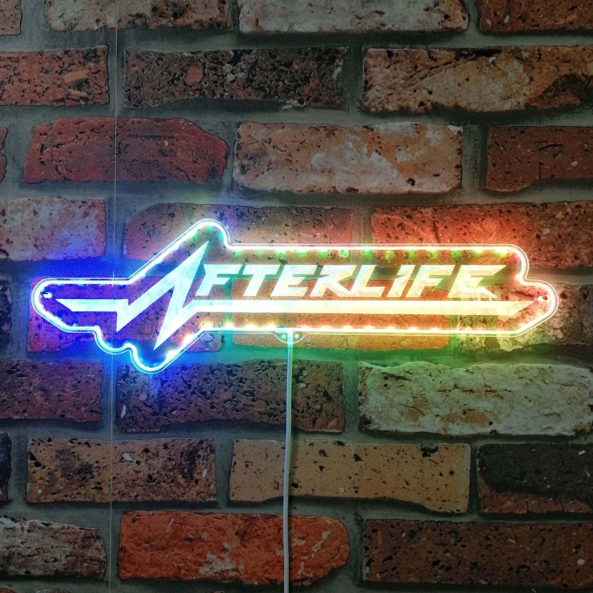 Cyberpunk 2077 Afterlife Neon LED Sign with Dynamic RGB Colors