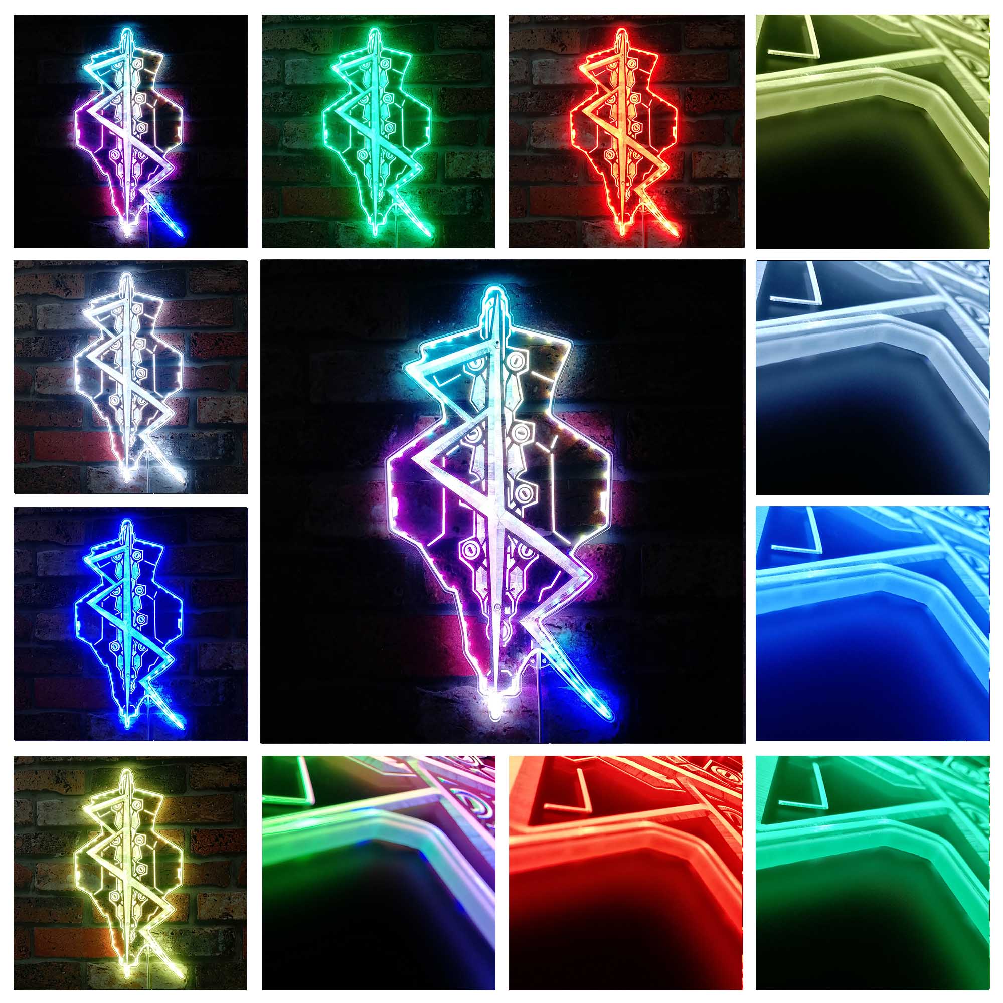 Cyberpunk 2077 Edgerunners Neon LED Sign with Dynamic RGB Colors - Image 2
