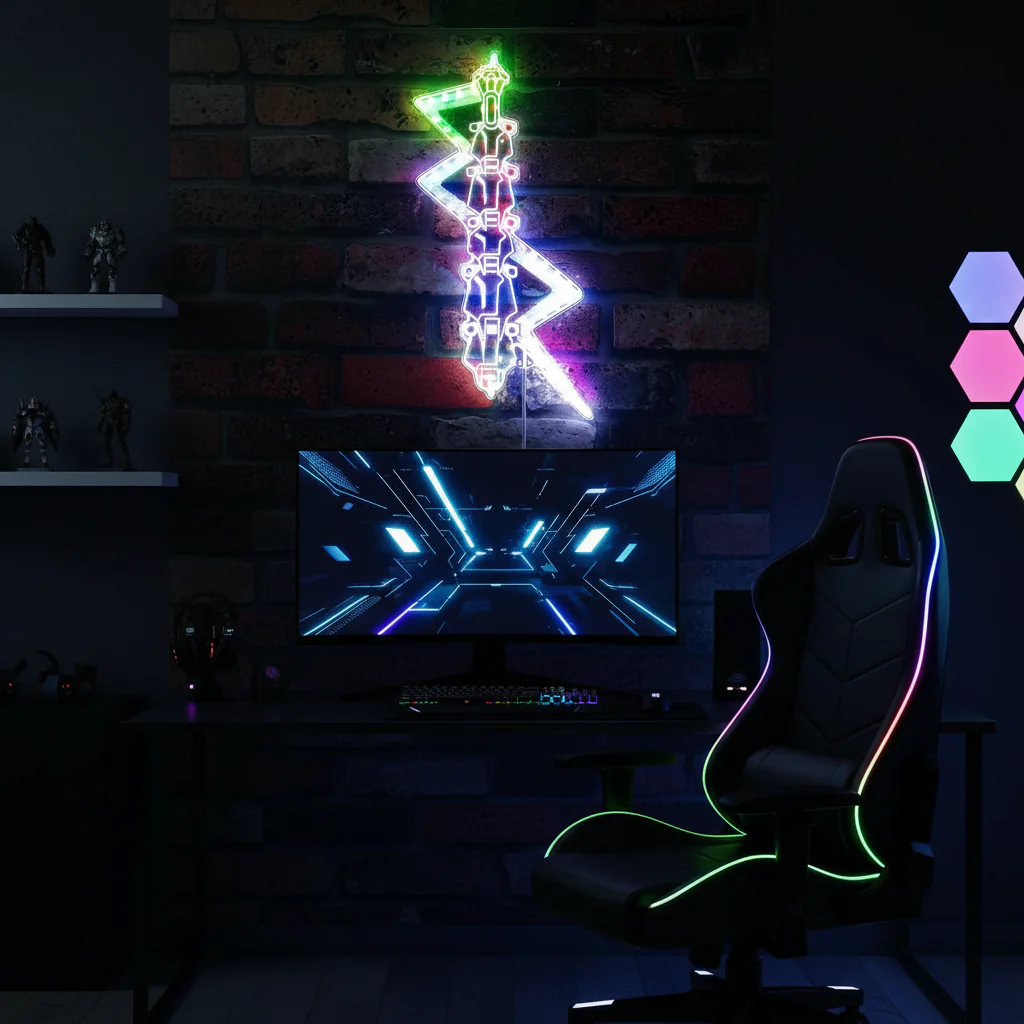 Cyberpunk 2077 Edgerunners Neon LED Sign with Dynamic RGB Colors - Image 8
