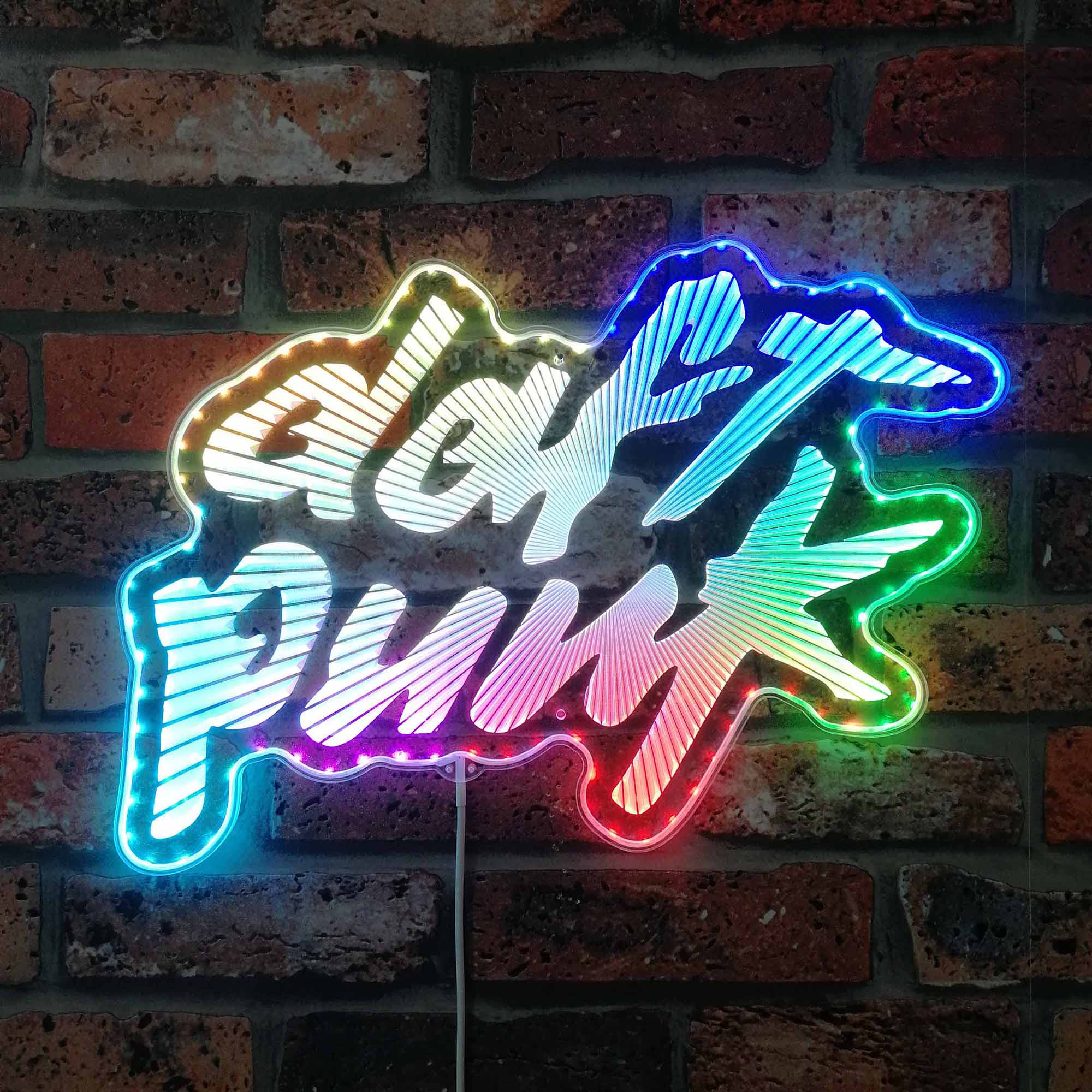 Daft Punk Neon LED Sign with Dynamic RGB Colors