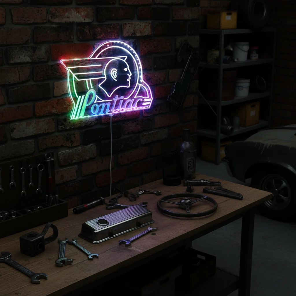 Dale Earnhardt Neon Neon LED Sign with Dynamic RGB Colors - Image 11
