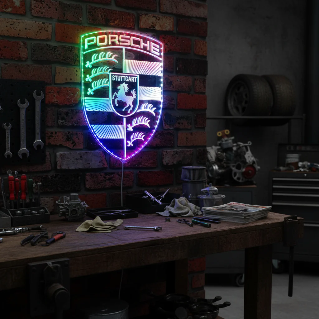 Dale Earnhardt Neon Neon LED Sign with Dynamic RGB Colors - Image 13
