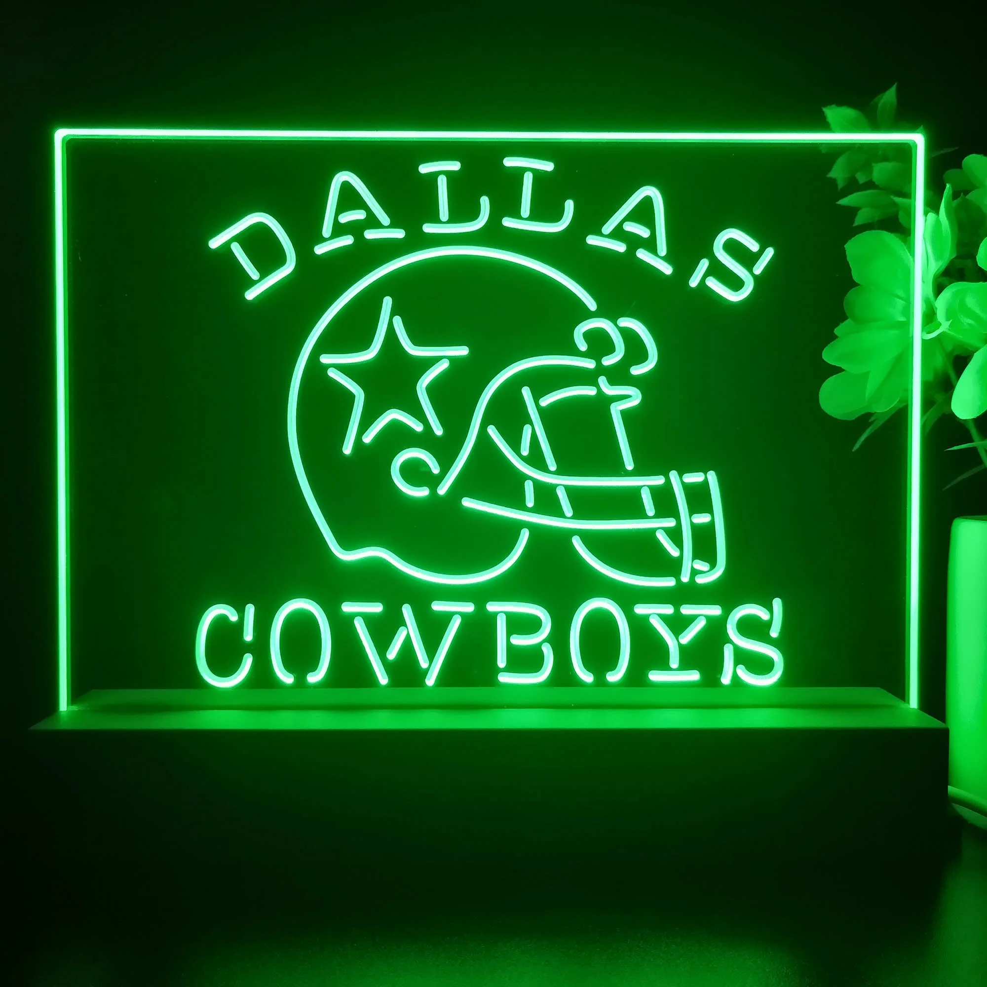 Dallas Cowboys 3D Night Light Desk Lamp Table Decoration - Image 4