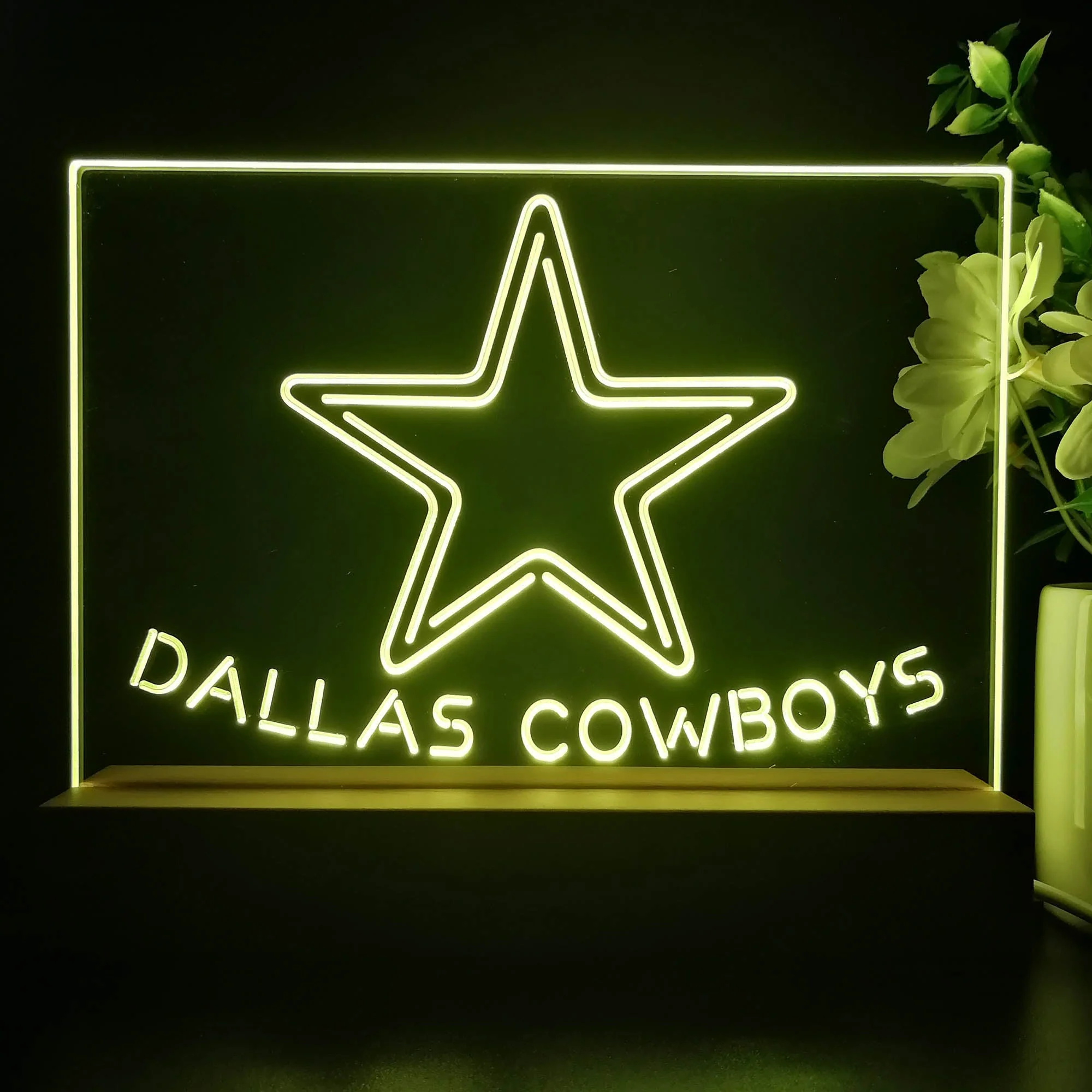 Dallas Cowboys Neon Sign Pub Bar Lamp - Image 5