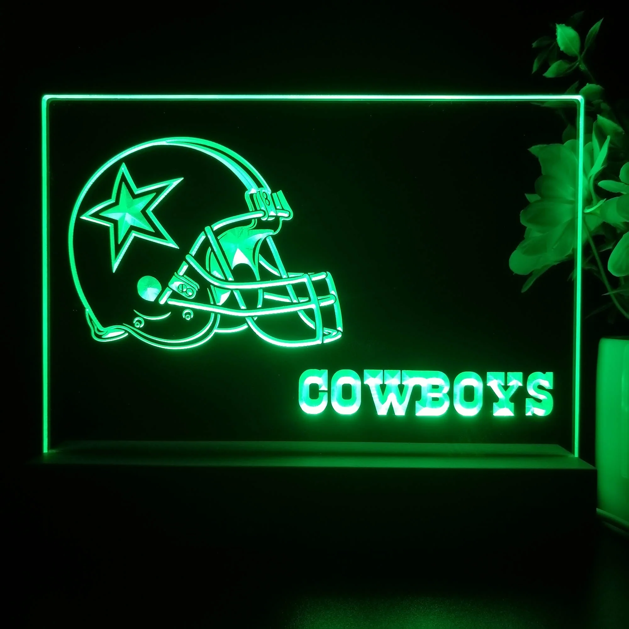 Dallas Cowboys Neon Sign Pub Bar Lamp - Image 3