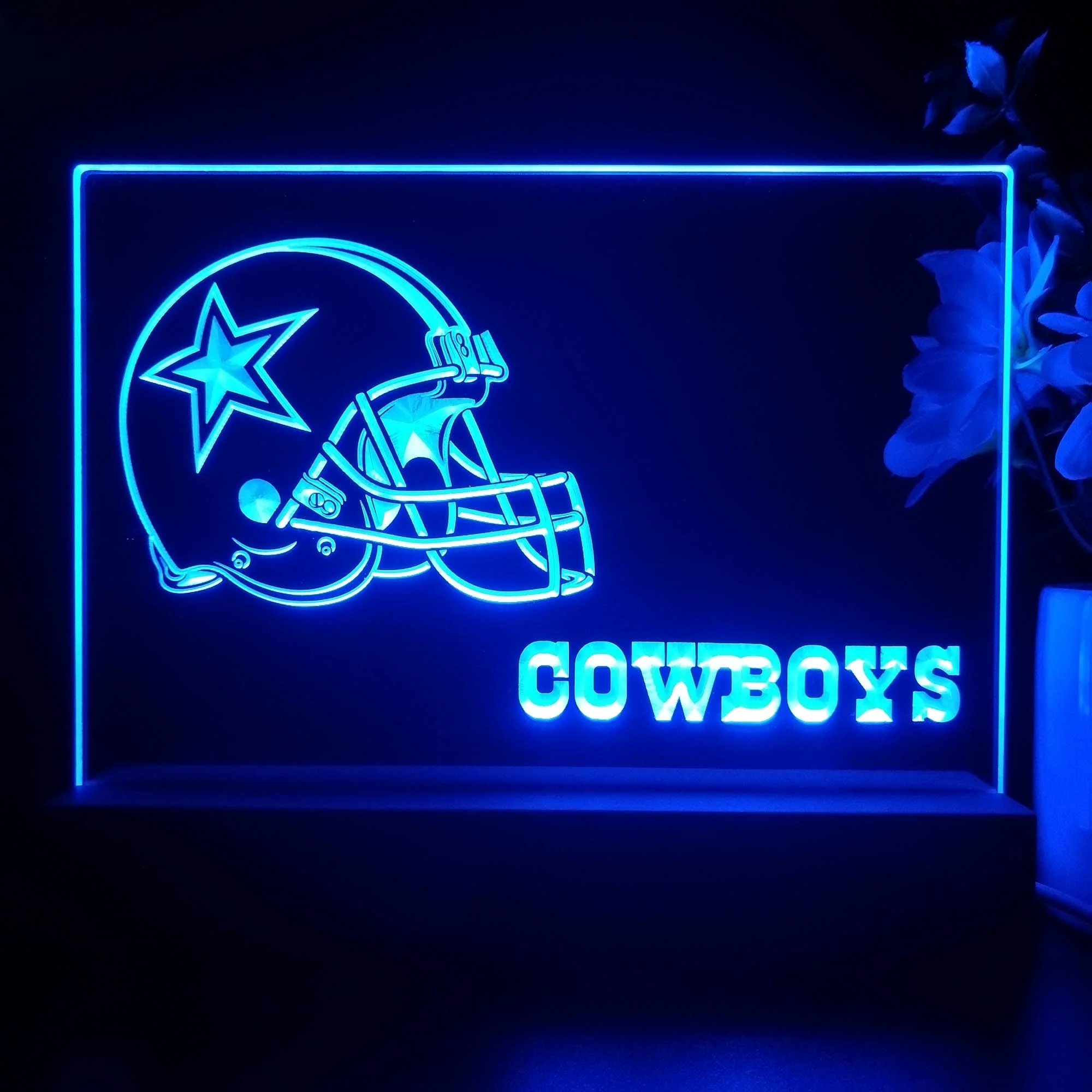 Dallas Cowboys Neon Sign Pub Bar Lamp - Image 4