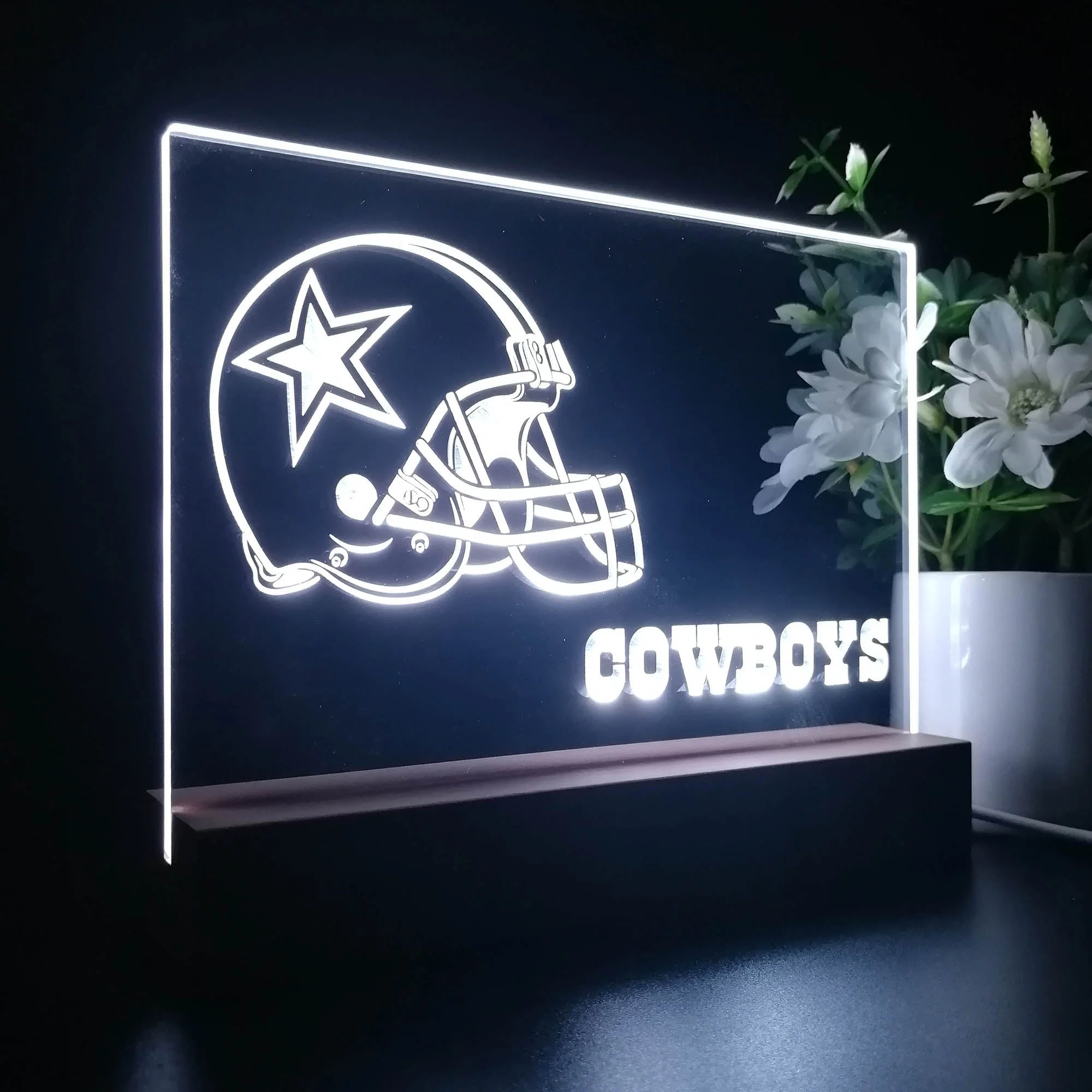 Dallas Cowboys Neon Sign Pub Bar Lamp - Image 5