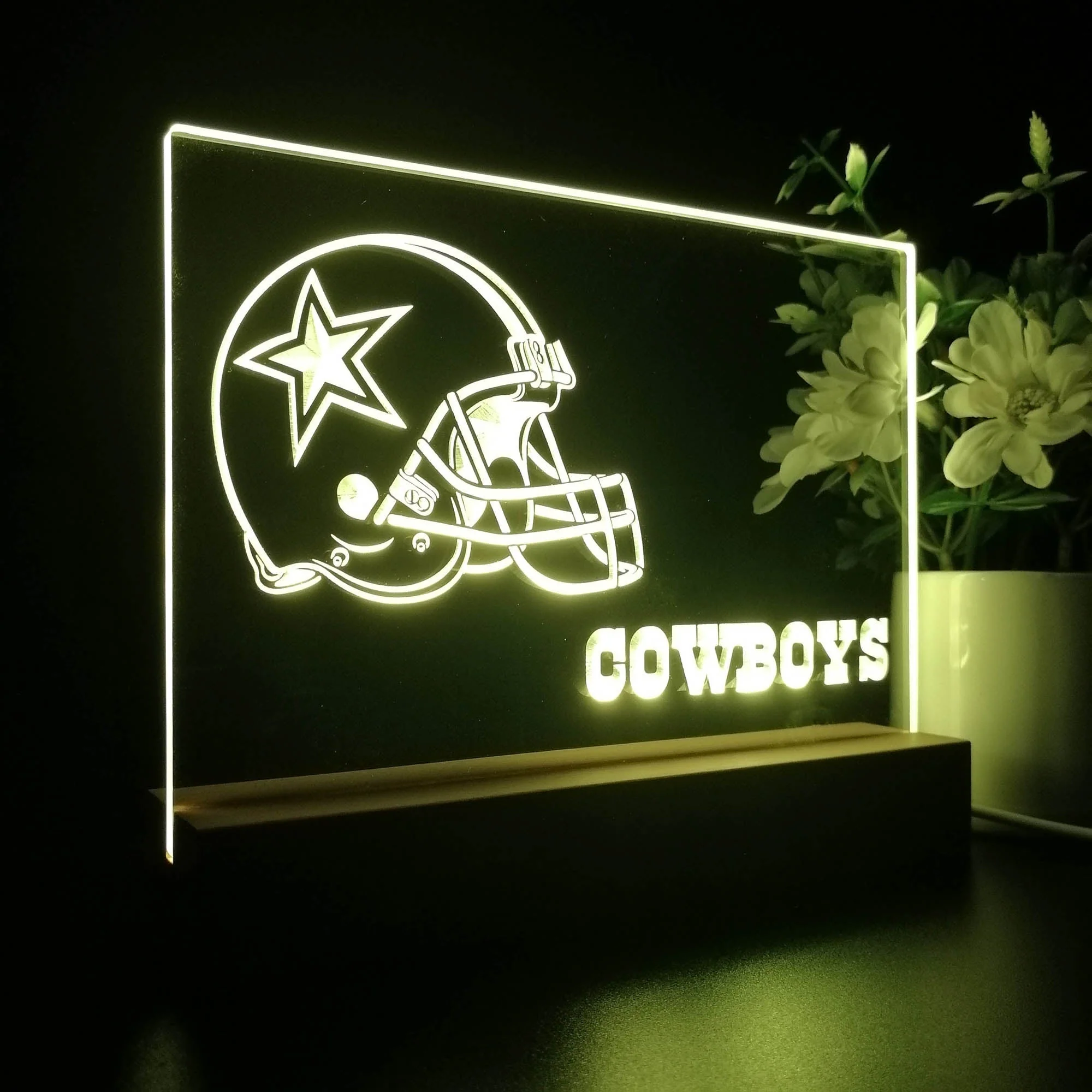 Dallas Cowboys Neon Sign Pub Bar Lamp - Image 6
