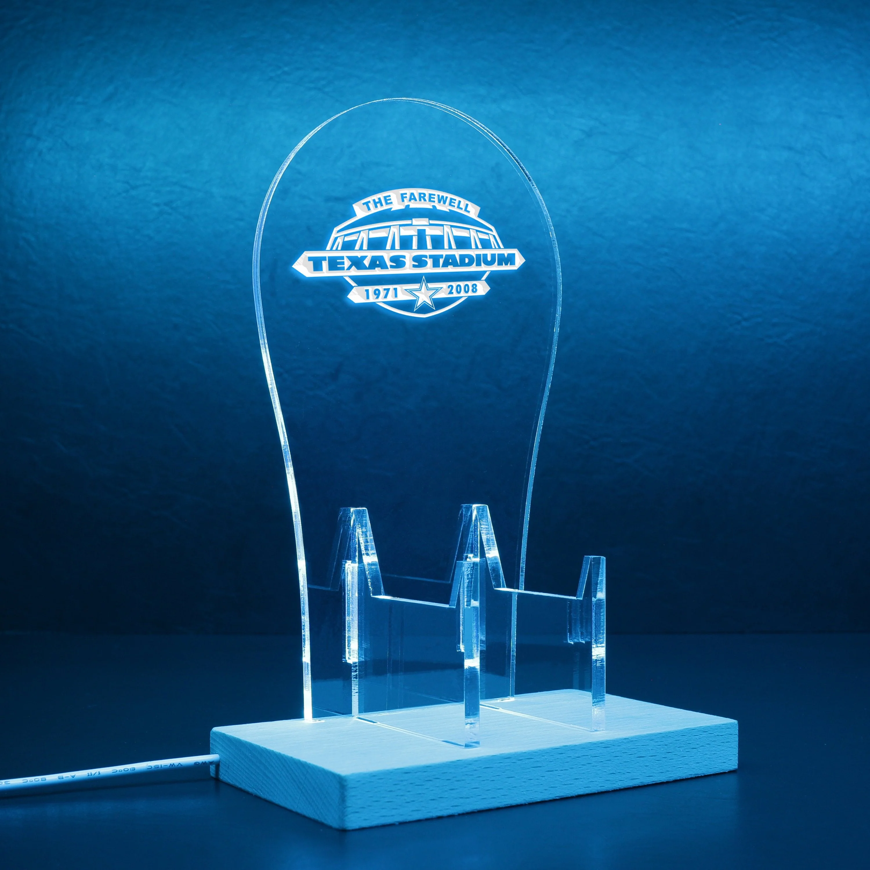 Dallas Cowboys Texas Stadium LED Gaming Headset Controller Stand - Image 8