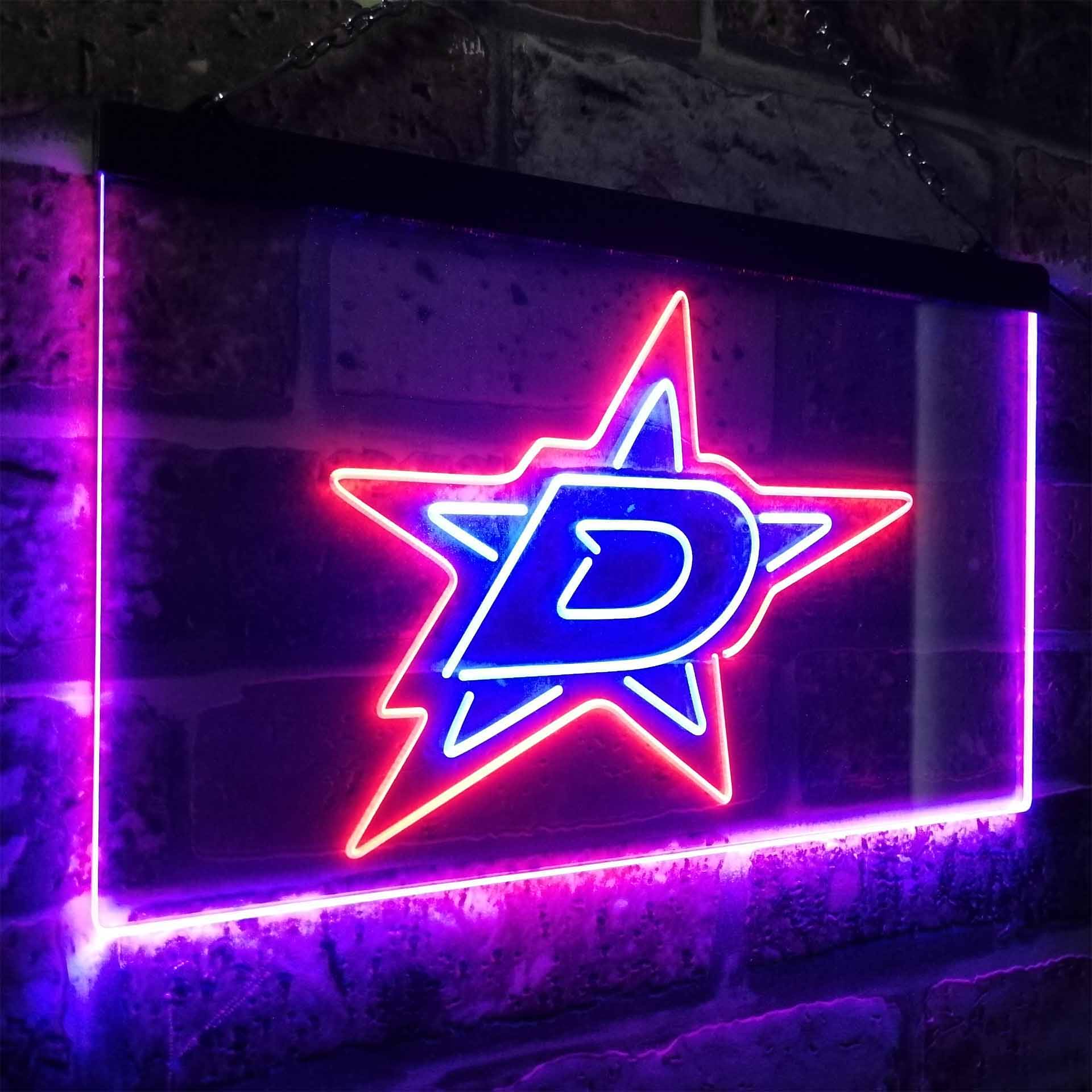Dallas Stars Ice Hockey Neon-Like LED Sign - Image 19