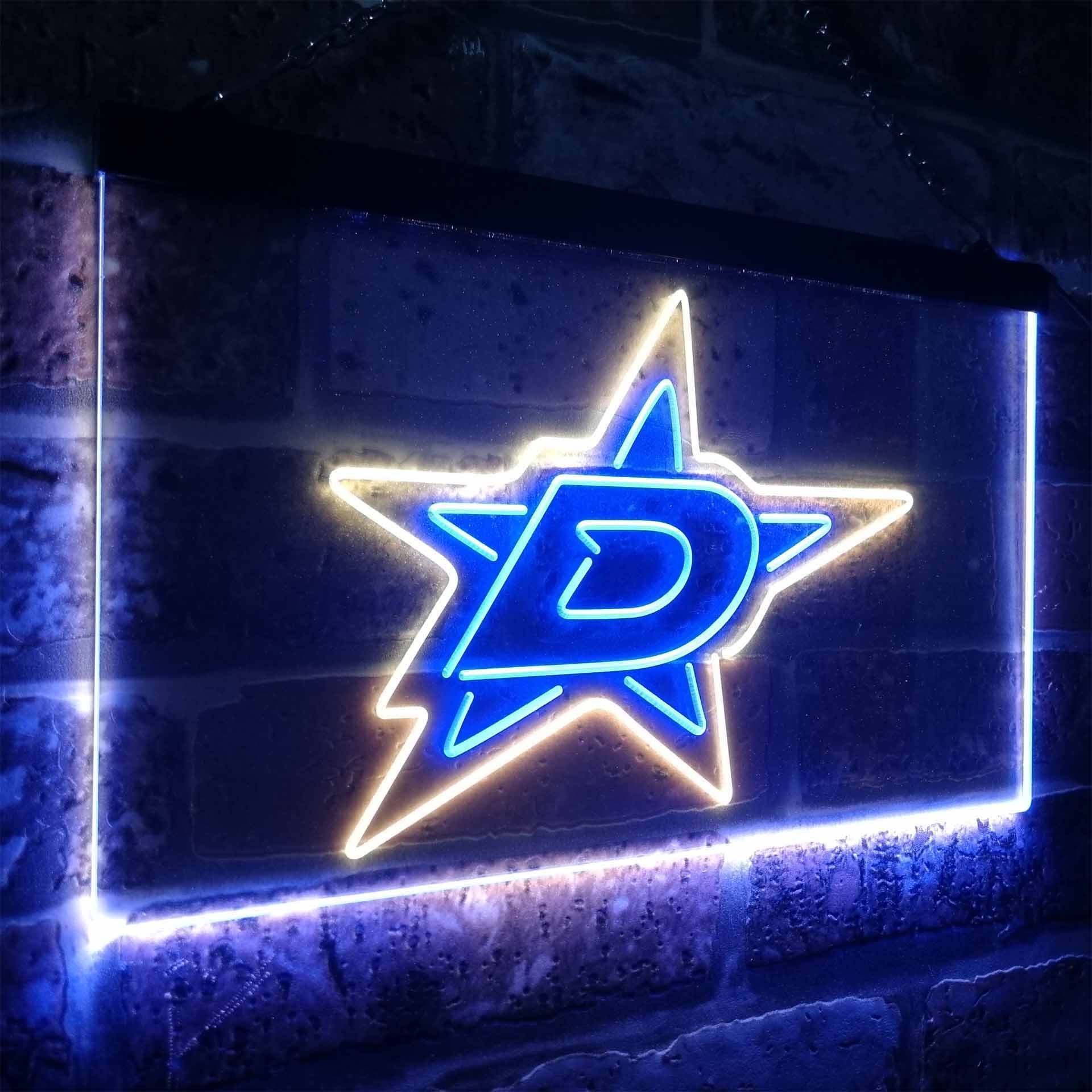 Dallas Stars Ice Hockey Neon-Like LED Sign - Image 26