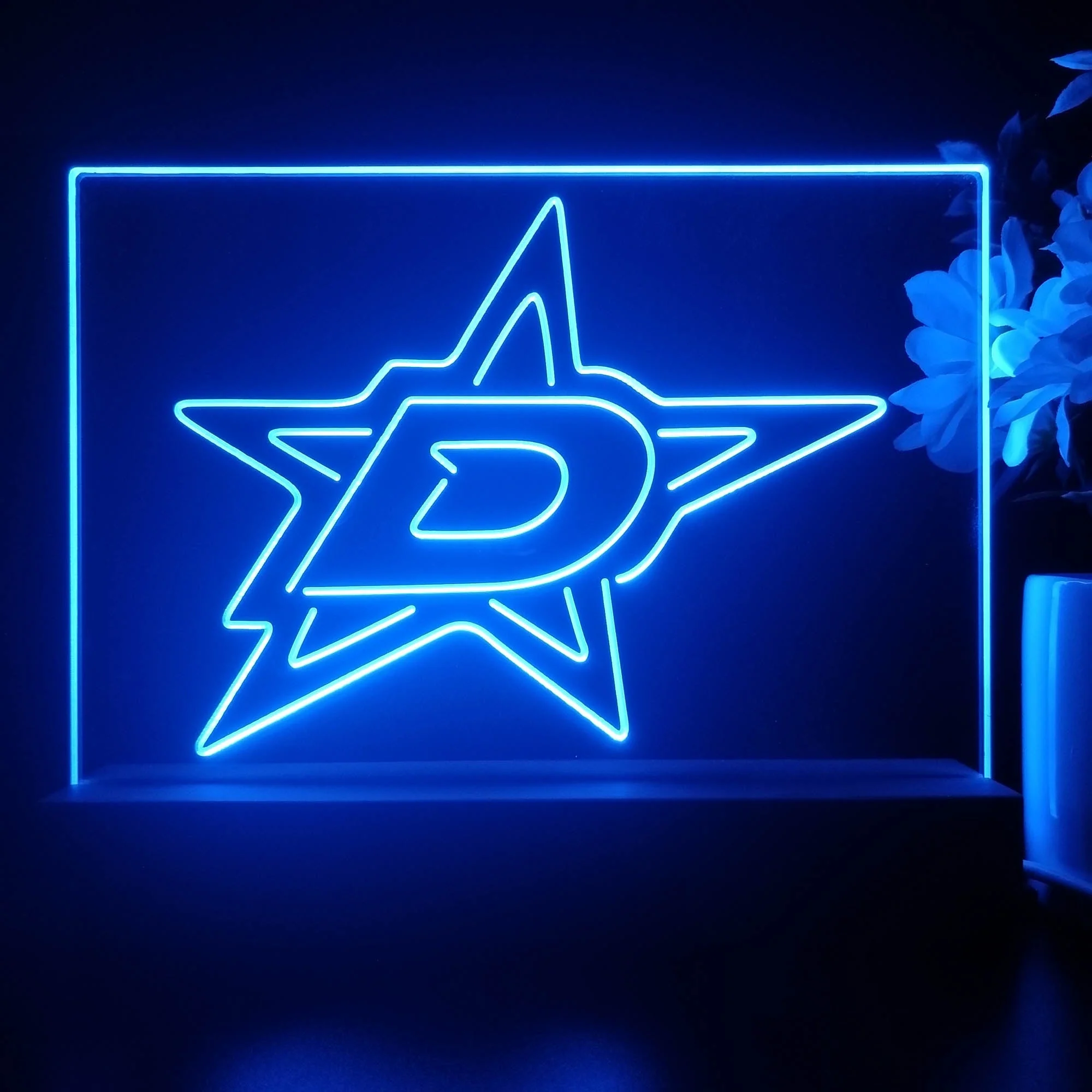 Dallas Stars Night Light Pub Bar Lamp - Image 4