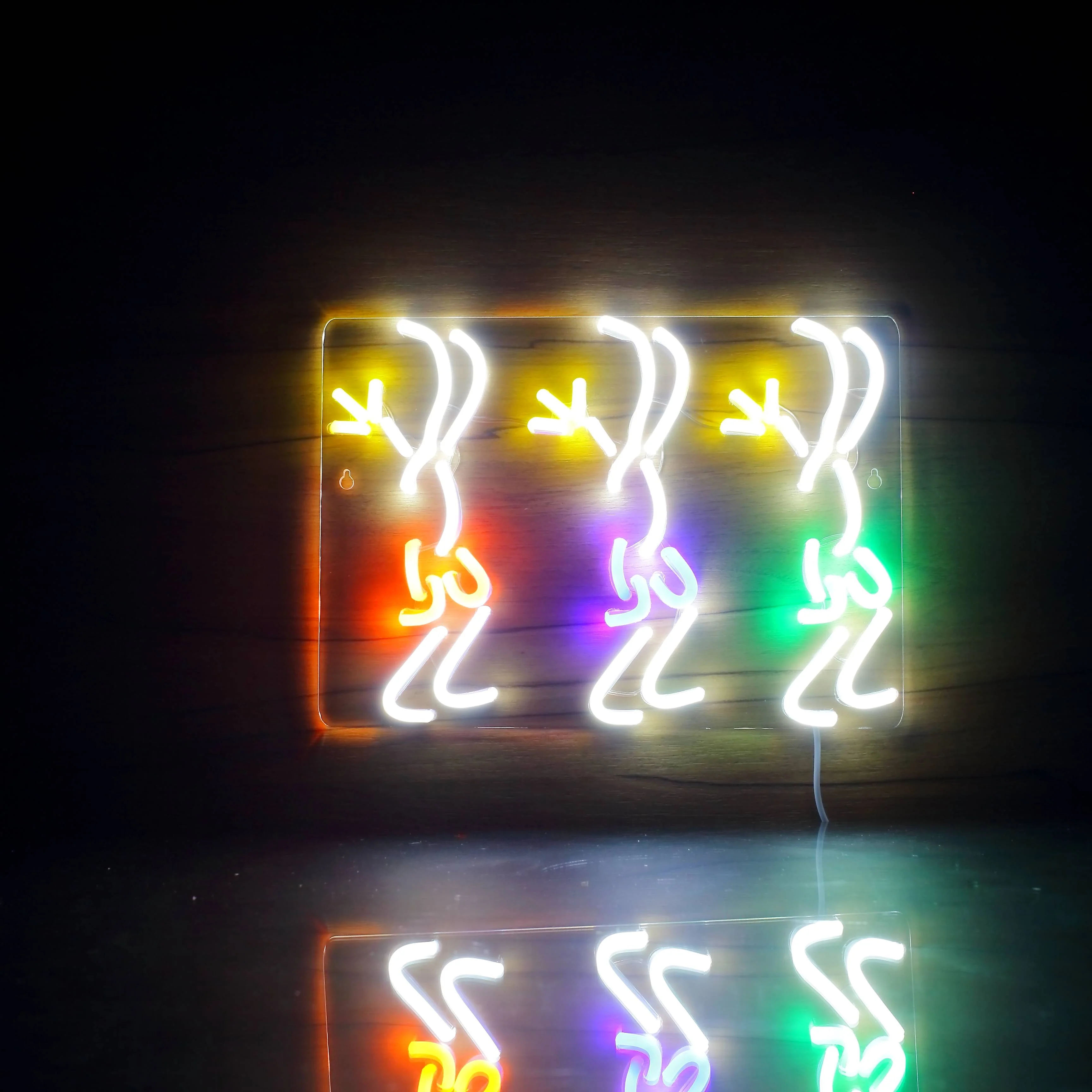 Dancers for Crown Royal Handmade Neon Flex LED Sign