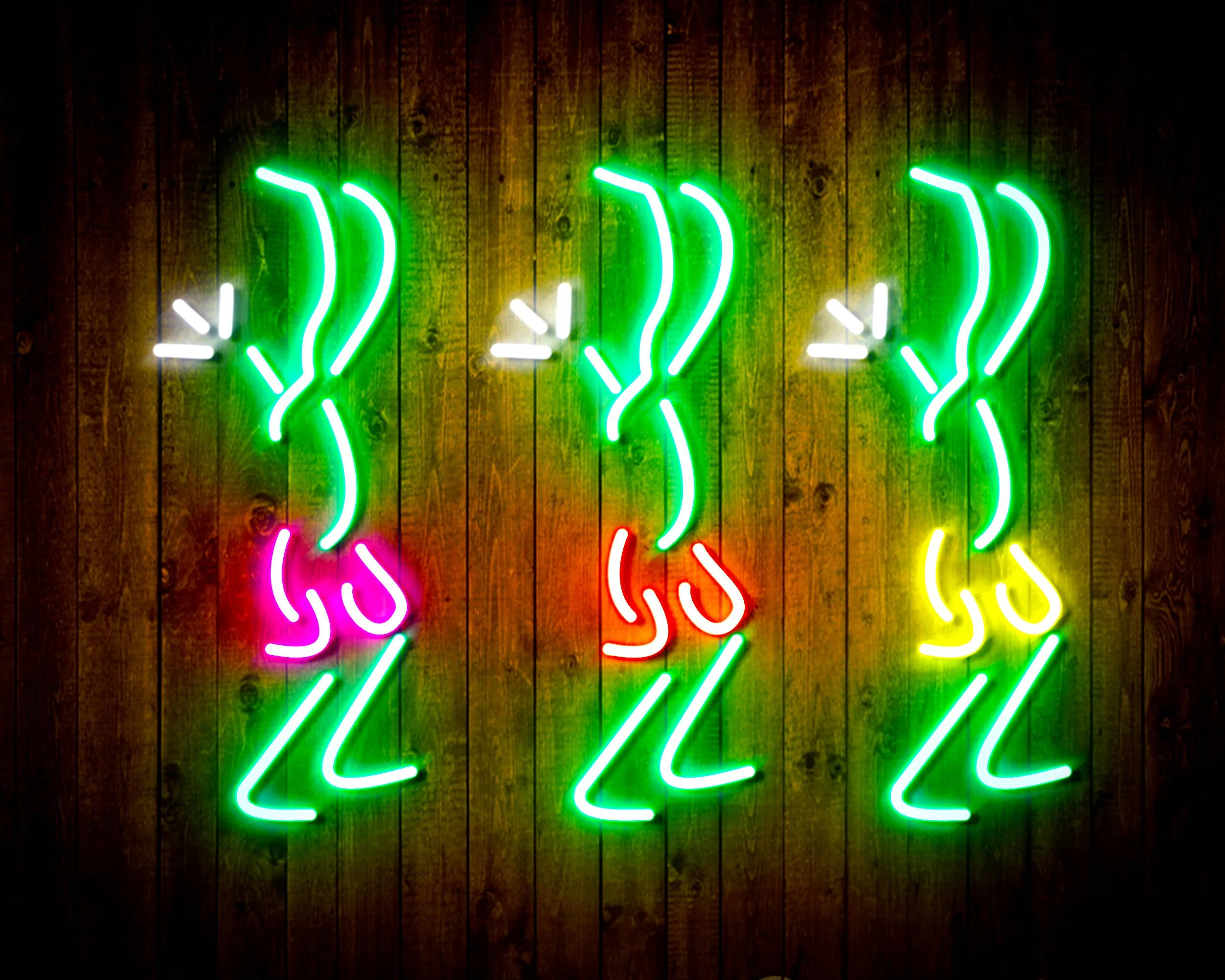 Dancers for Crown Royal Handmade Neon Flex LED Sign - Image 5